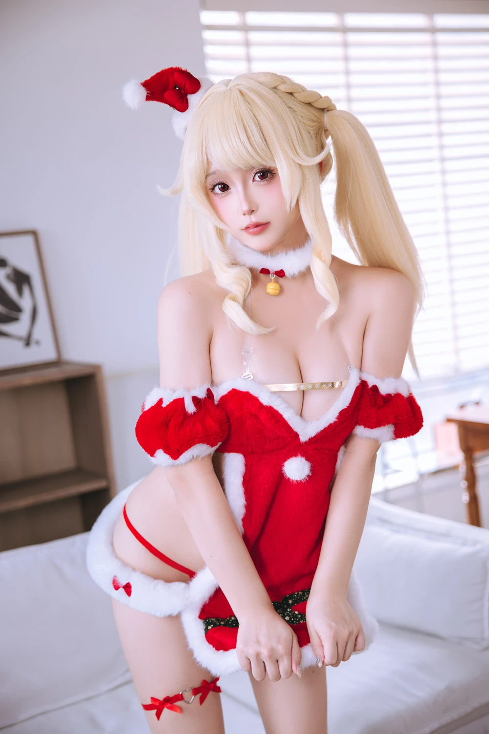 Cosplay Rinaijiao日奈娇 – 圣诞日 Set.01 - P10