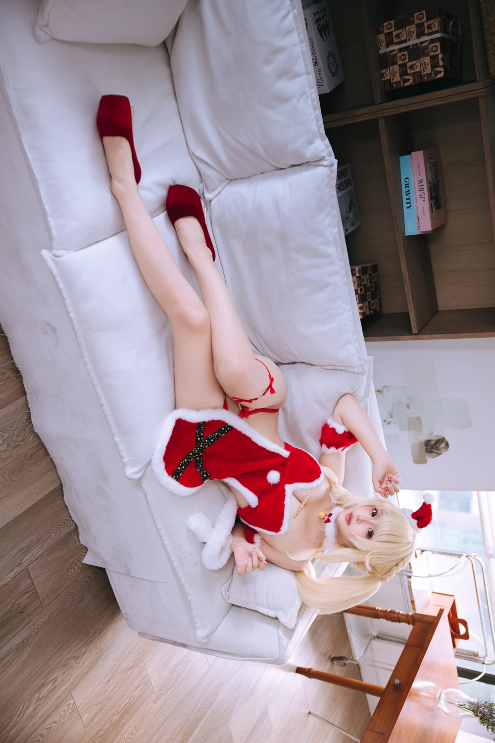Cosplay Rinaijiao日奈娇 – 圣诞日 Set.01 - P26