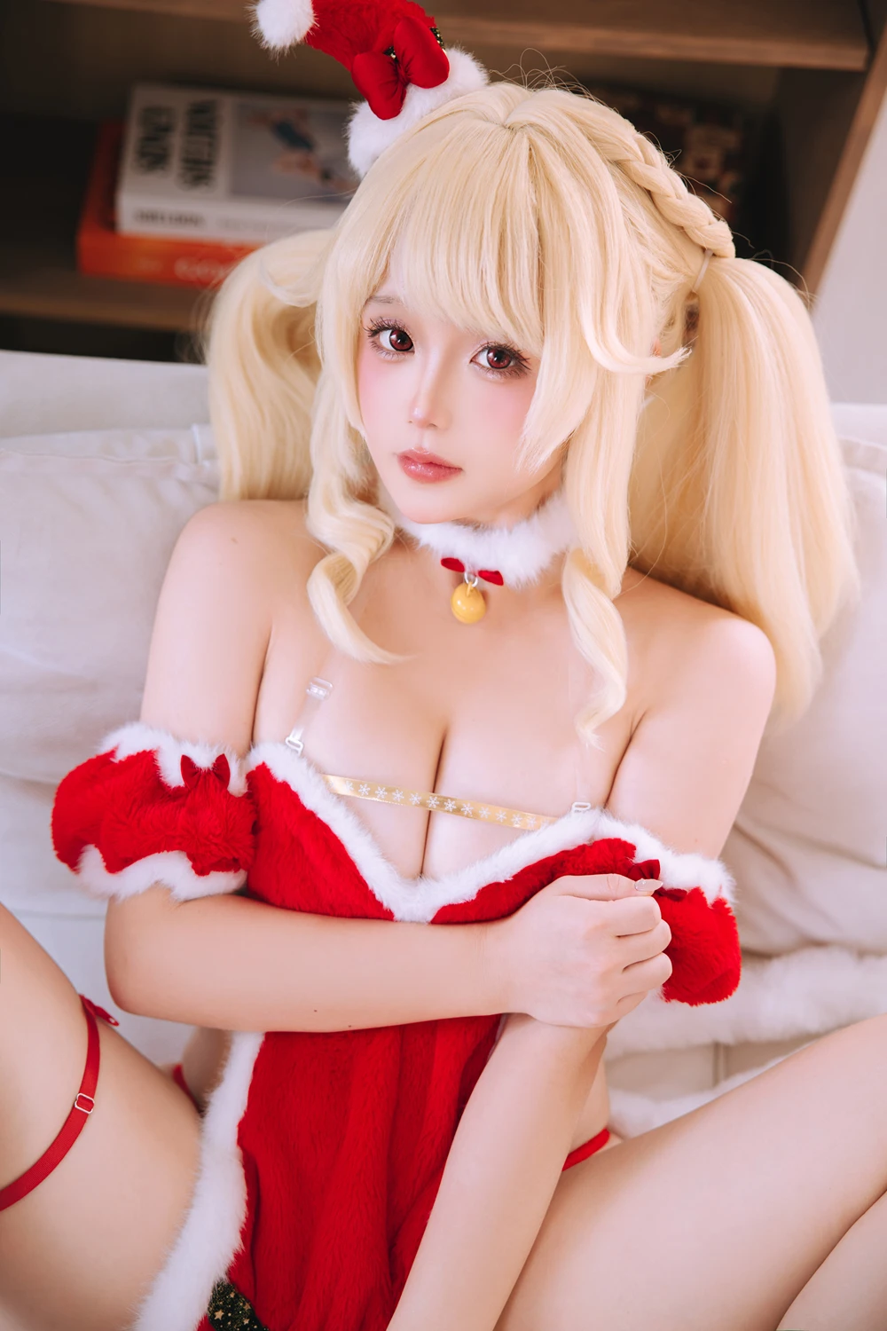 Cosplay Rinaijiao日奈娇 – 圣诞日 Set.01 - P27