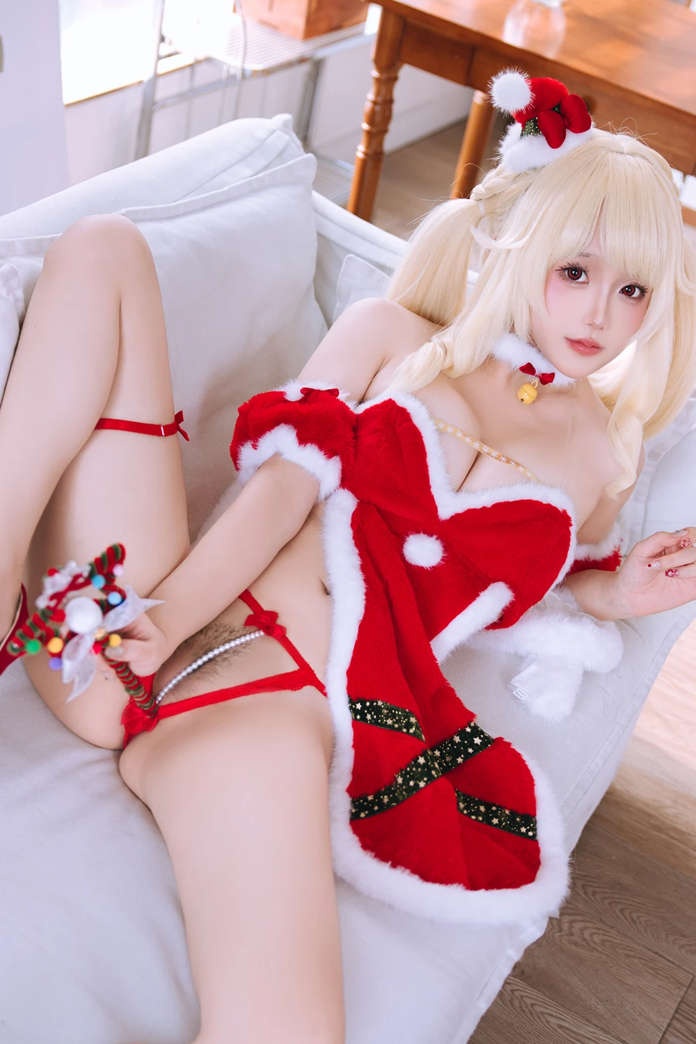 Cosplay Rinaijiao日奈娇 – 圣诞日 Set.01 - P30
