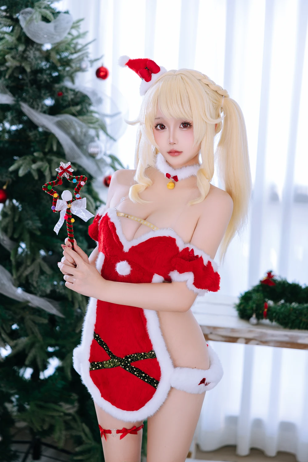 Cosplay Rinaijiao日奈娇 – 圣诞日 Set.01 - P3