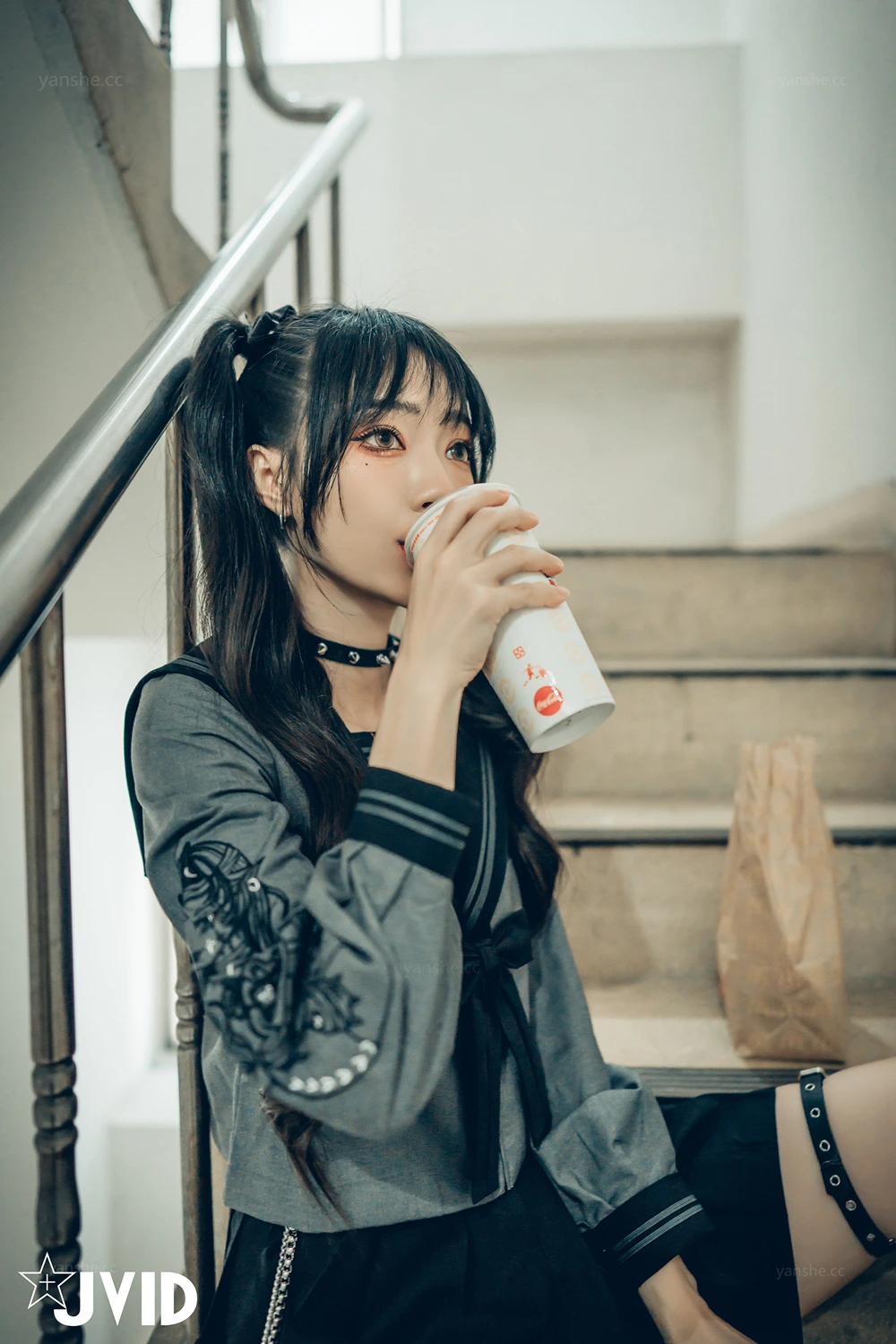 JVID 飄飄哥 – 色色妄想系列 校花也是大姐頭 Set.02 - P21