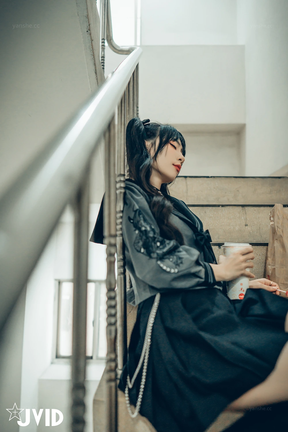 JVID 飄飄哥 – 色色妄想系列 校花也是大姐頭 Set.02 - P23