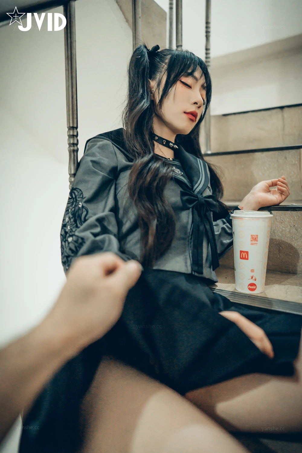 JVID 飄飄哥 – 色色妄想系列 校花也是大姐頭 Set.02 - P24