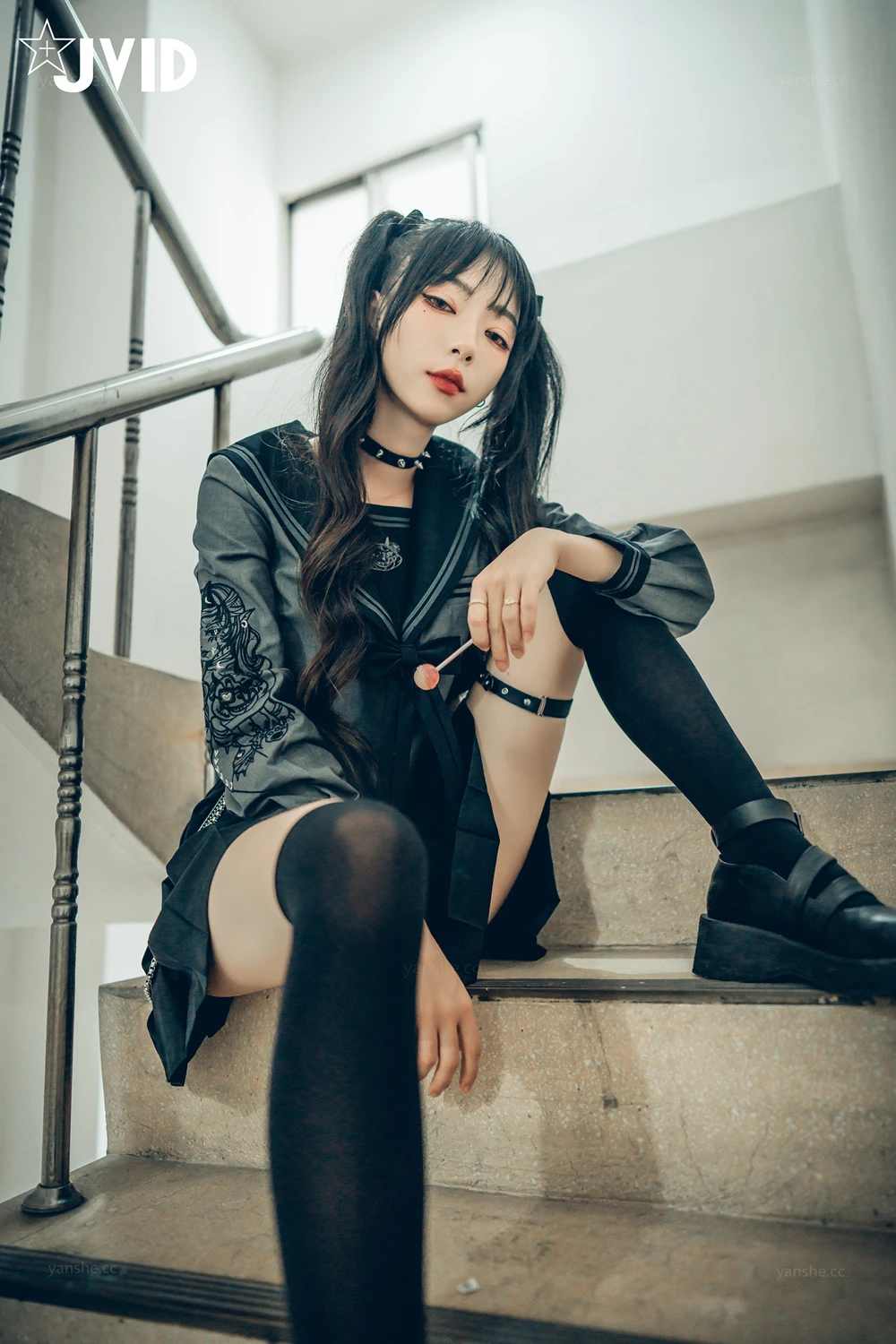JVID 飄飄哥 – 色色妄想系列 校花也是大姐頭 Set.02 - P5