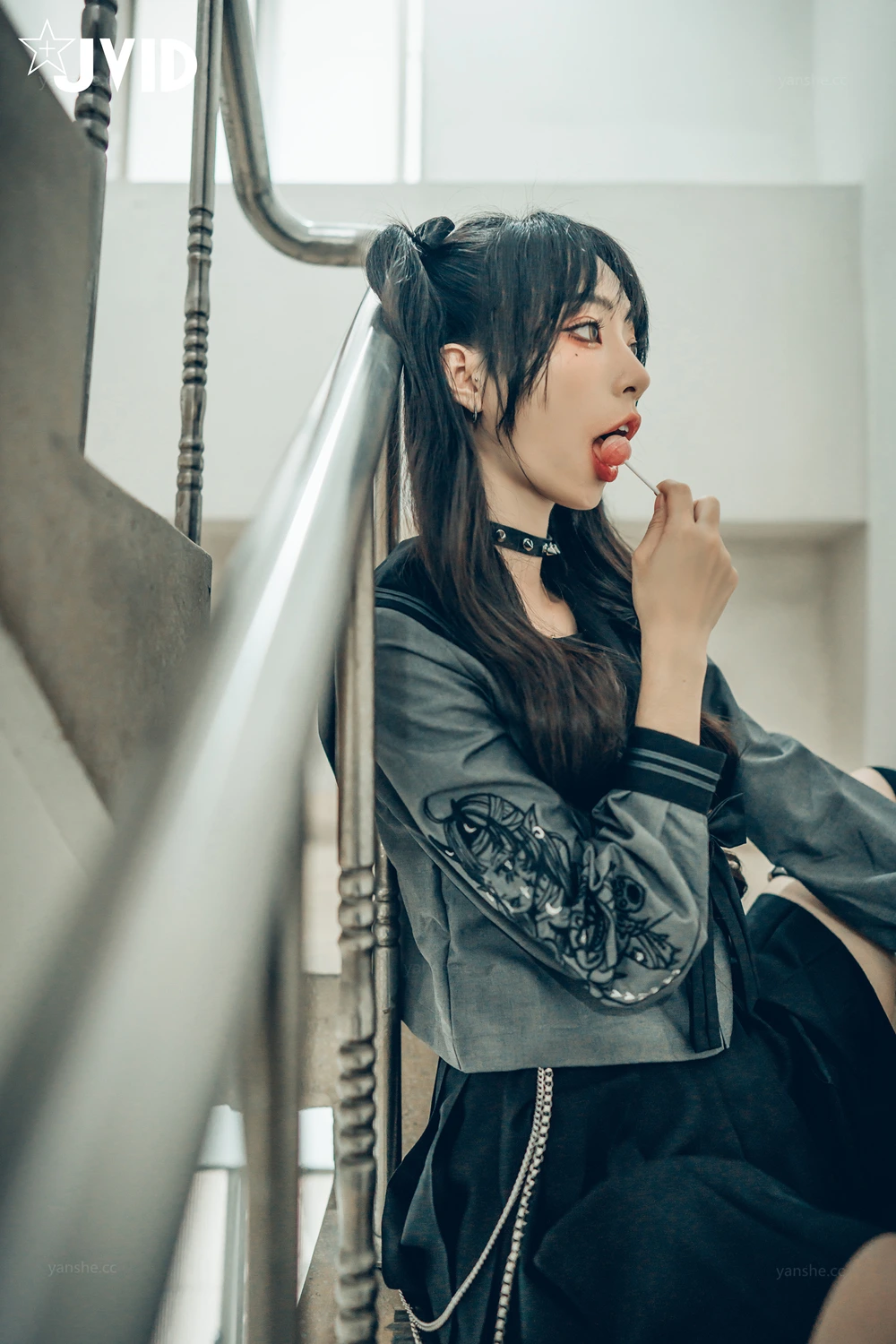 JVID 飄飄哥 – 色色妄想系列 校花也是大姐頭 Set.02 - P7
