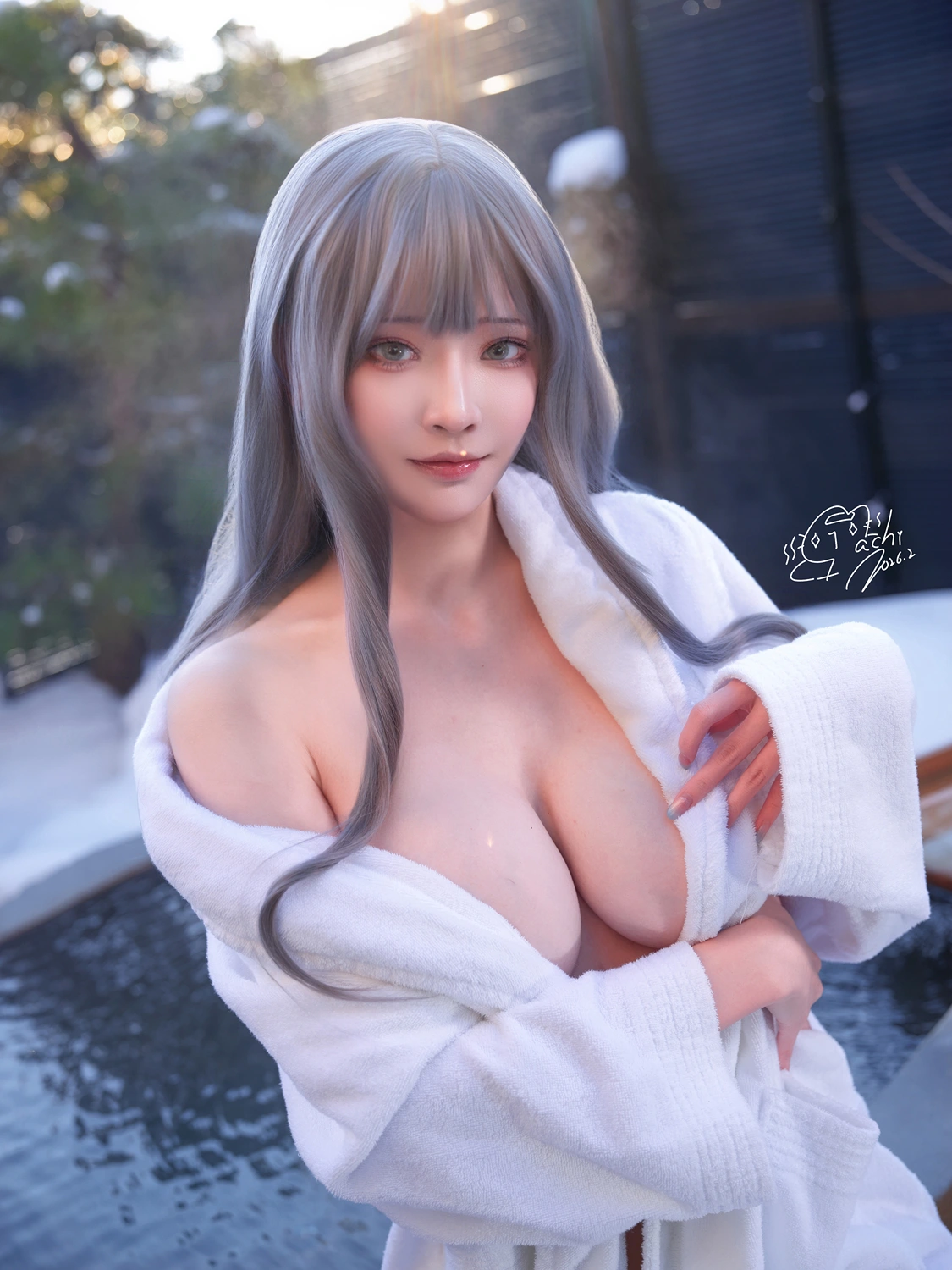 Cosplay Machi馬吉 – Onsen Full Version 温泉旅行完整版 - P2