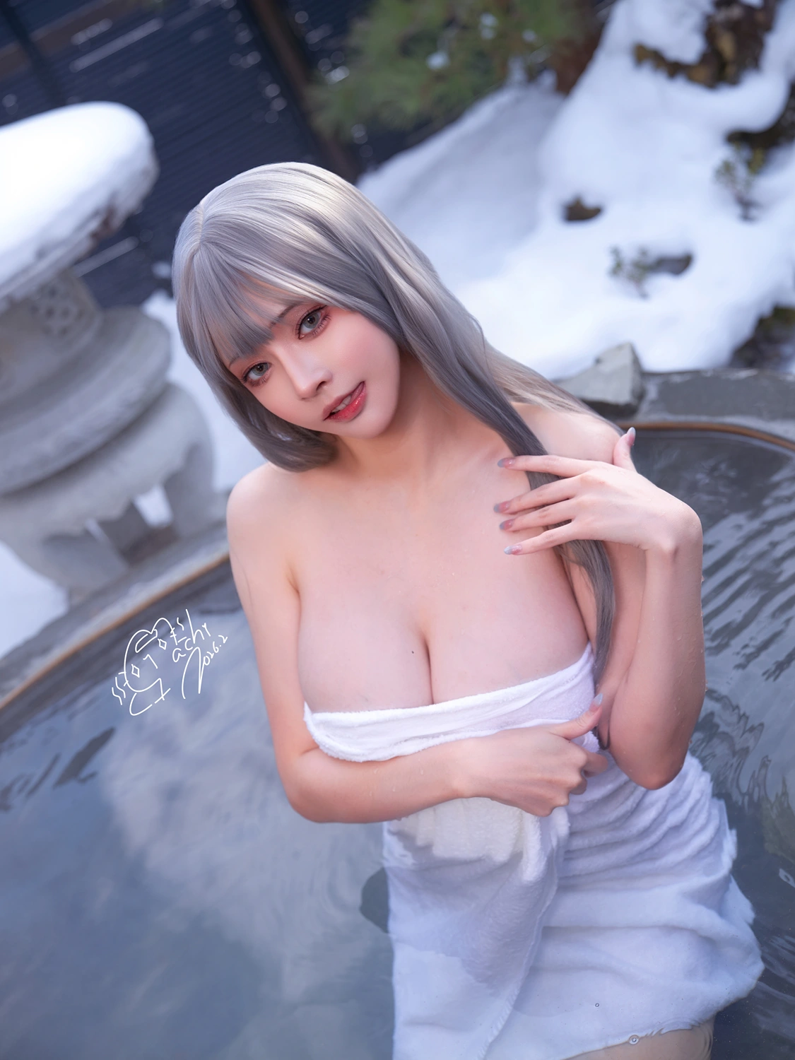 Cosplay Machi馬吉 – Onsen Full Version 温泉旅行完整版 - P31
