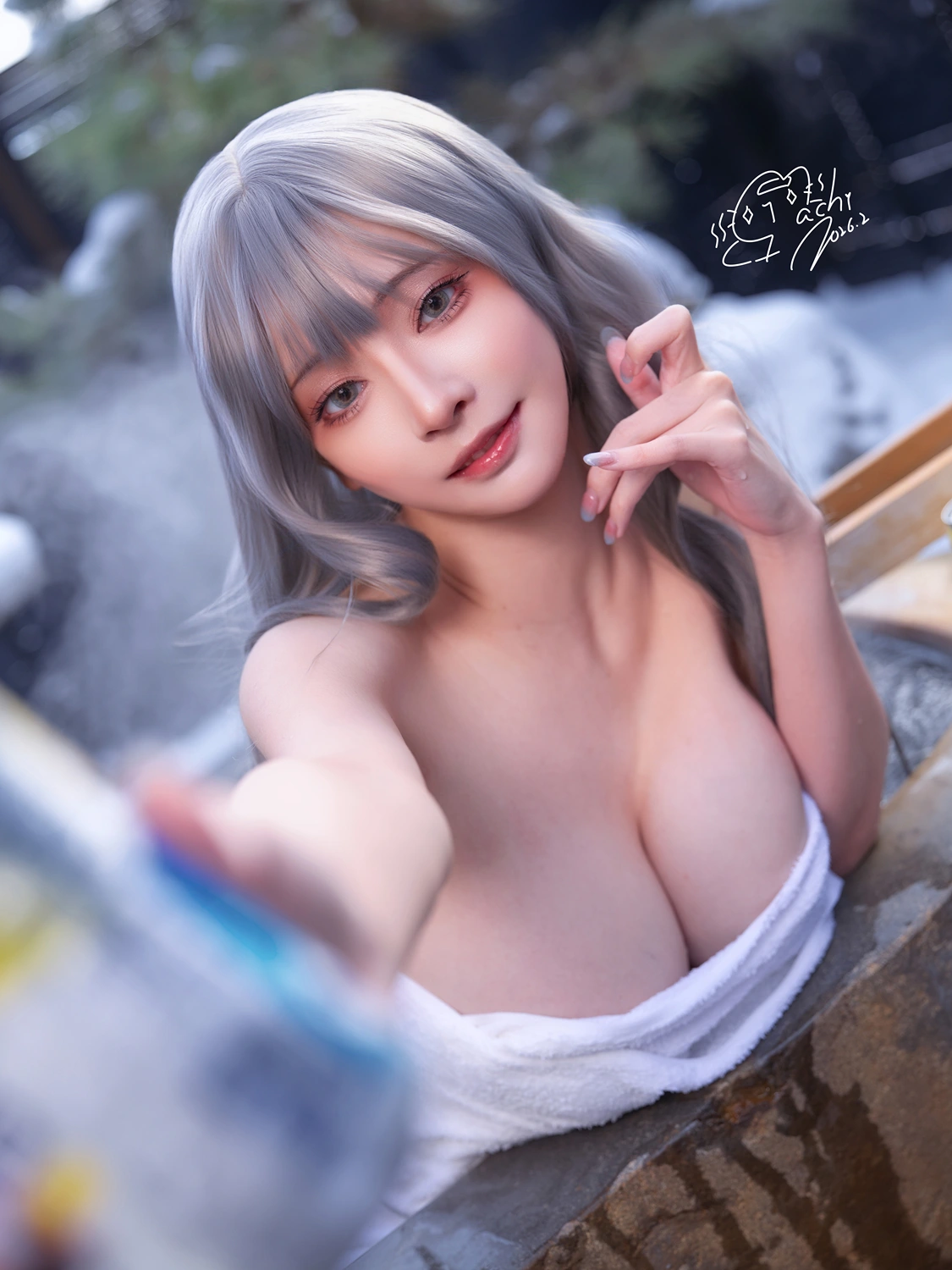 Cosplay Machi馬吉 – Onsen Full Version 温泉旅行完整版 - P34