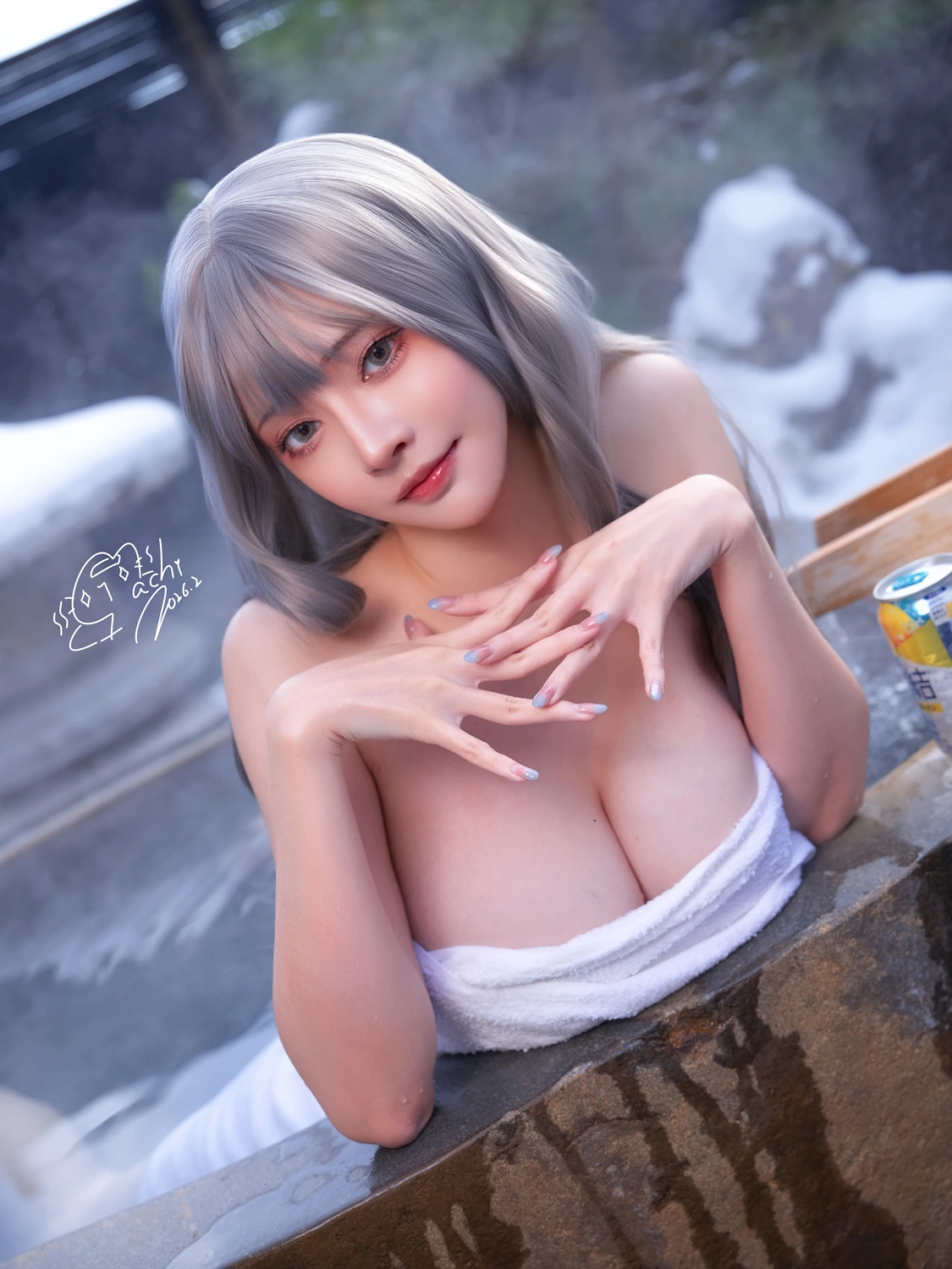 Cosplay Machi馬吉 – Onsen Full Version 温泉旅行完整版 - P35