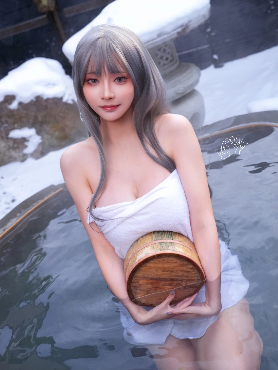 Cosplay Machi馬吉 – Onsen Full Version 温泉旅行完整版 - P50