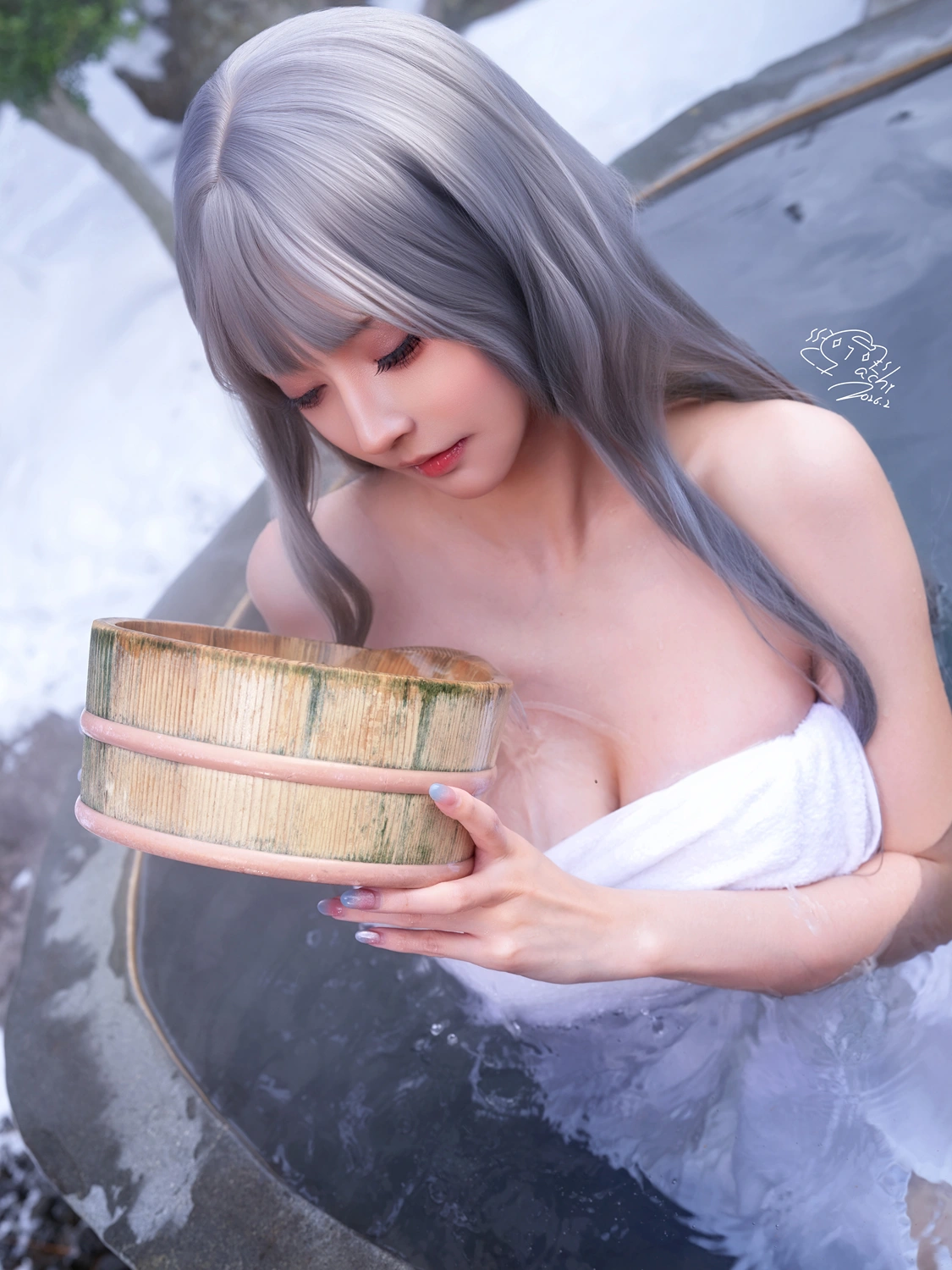 Cosplay Machi馬吉 – Onsen Full Version 温泉旅行完整版 - P53