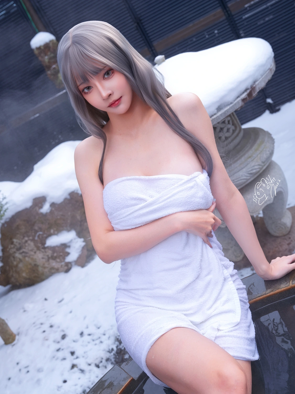 Cosplay Machi馬吉 – Onsen Full Version 温泉旅行完整版 - P55