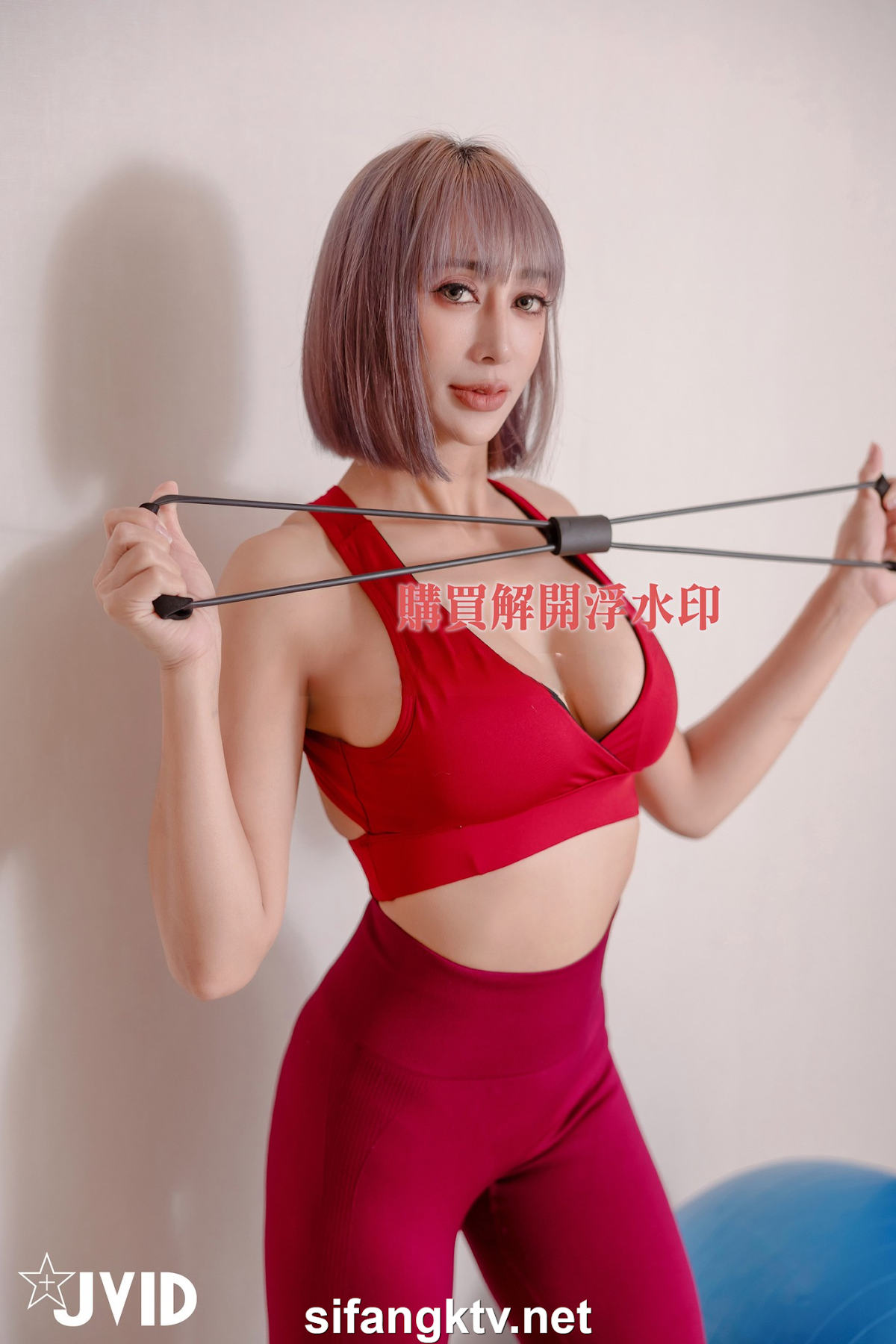 [JVID] Sharon 雪倫 – 健身學員 強制脫衣 特寫掰穴 - P30