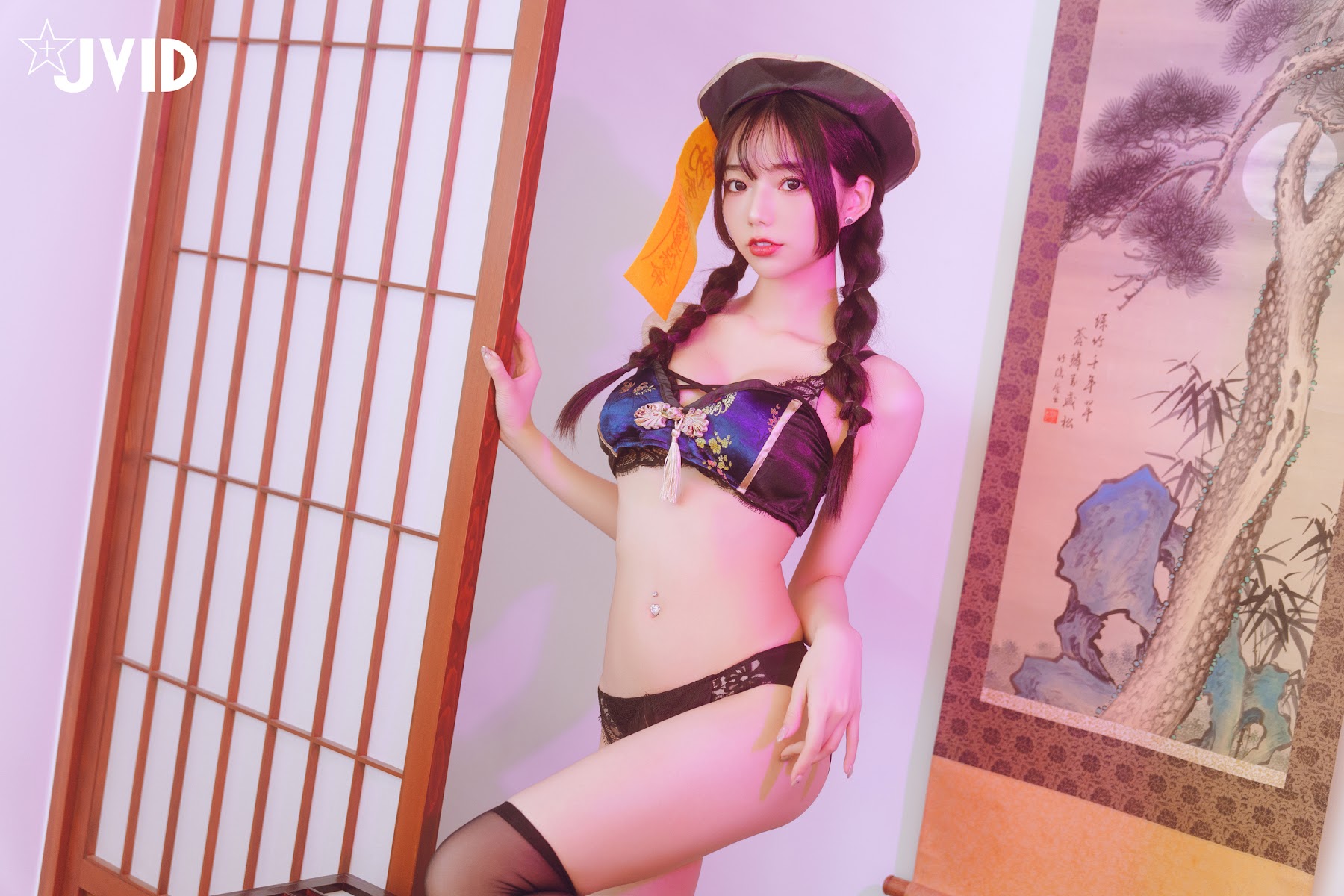 [JVID] 啾啾 – ゾンビ殭屍版女友注射愛の能量變成人類!!! - P128