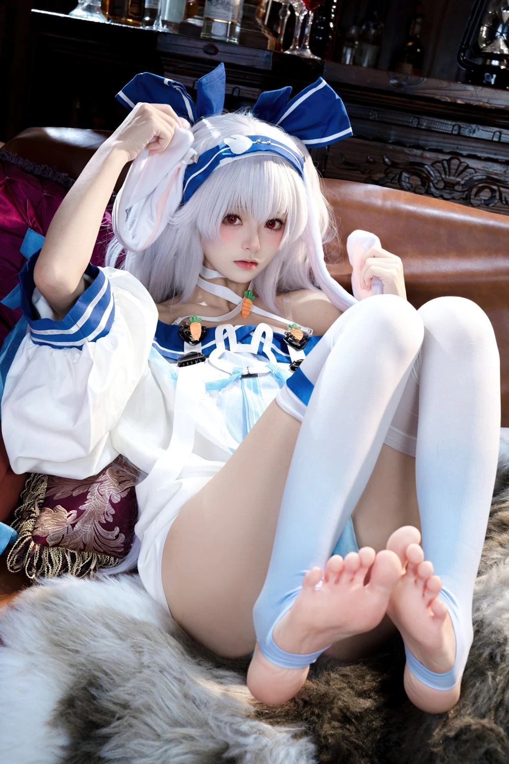 Cosplay 九柒喵 – 碧蓝航线 拉菲ll - P18