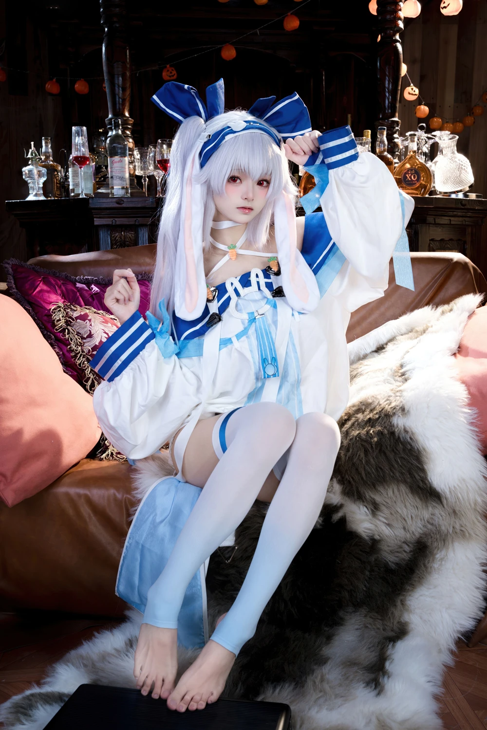 Cosplay 九柒喵 – 碧蓝航线 拉菲ll - P28