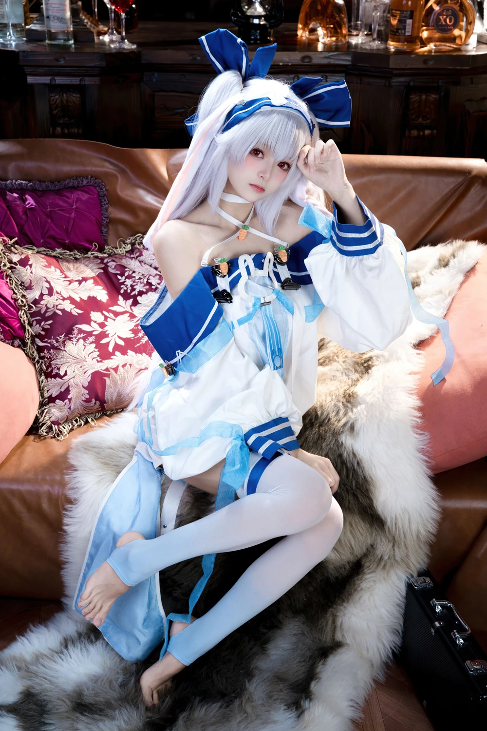 Cosplay 九柒喵 – 碧蓝航线 拉菲ll - P29