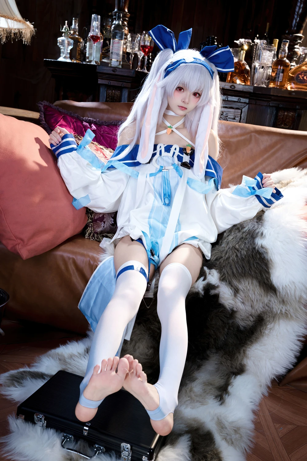 Cosplay 九柒喵 – 碧蓝航线 拉菲ll - P32