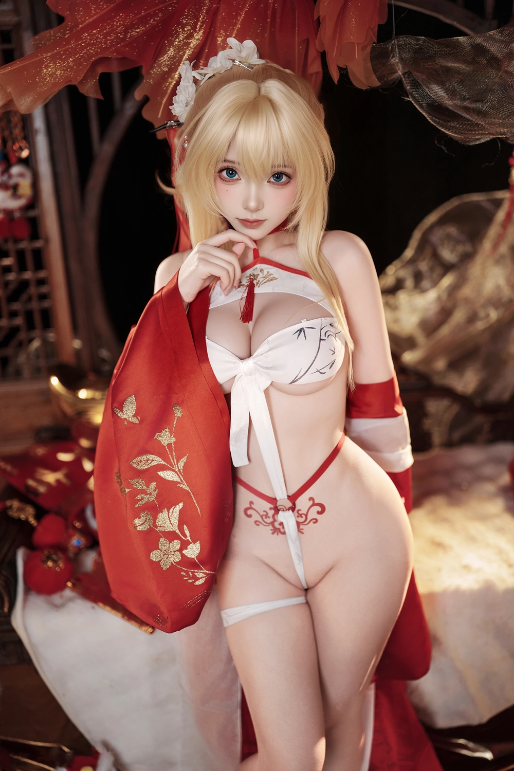 Cosplay Bangni邦尼 – 凉夜香雪 - P14