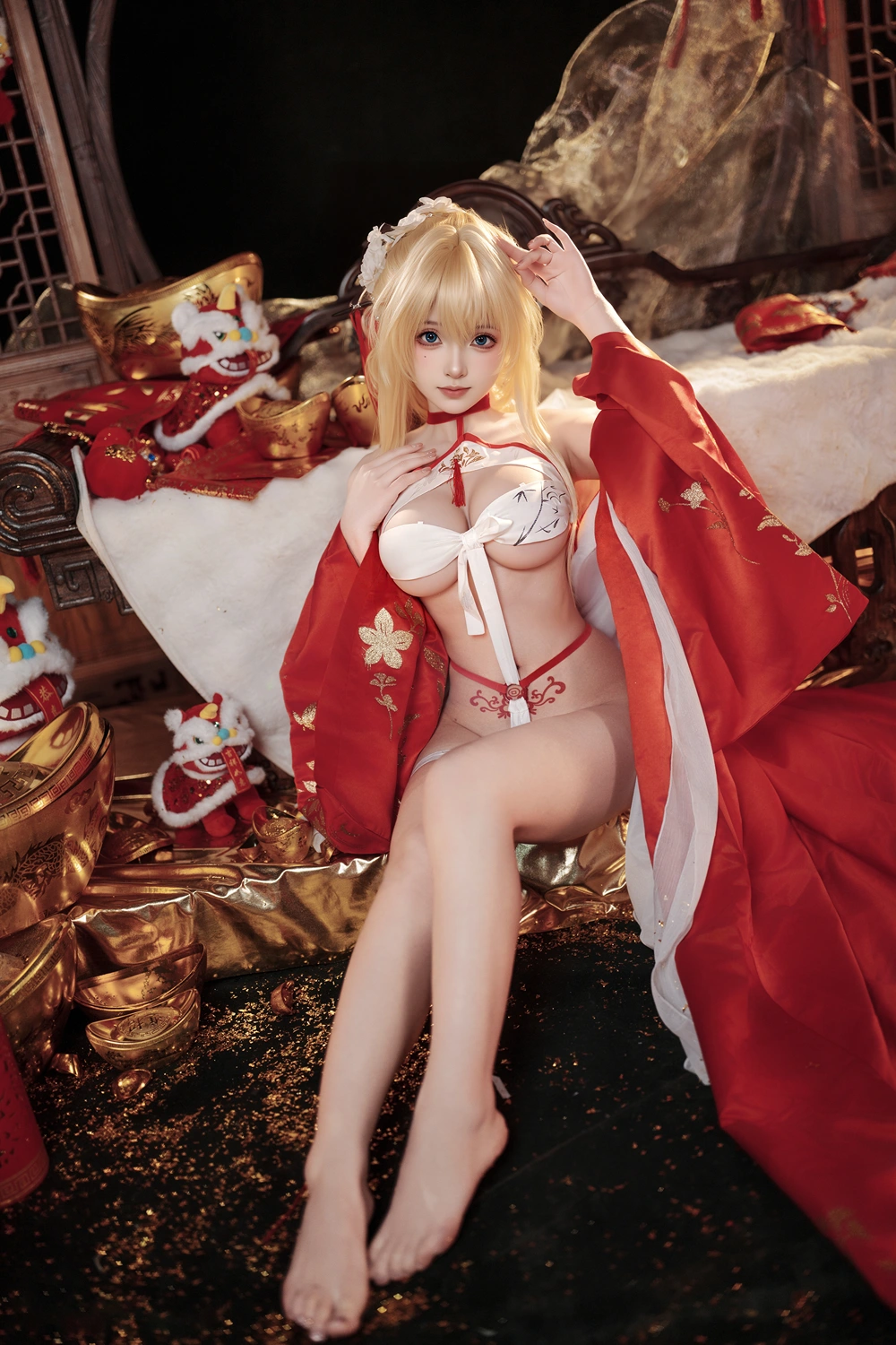 Cosplay Bangni邦尼 – 凉夜香雪 - P32