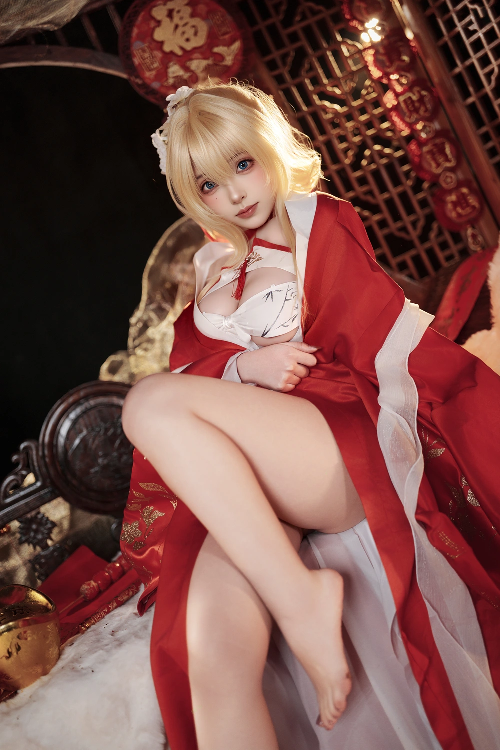 Cosplay Bangni邦尼 – 凉夜香雪 - P3