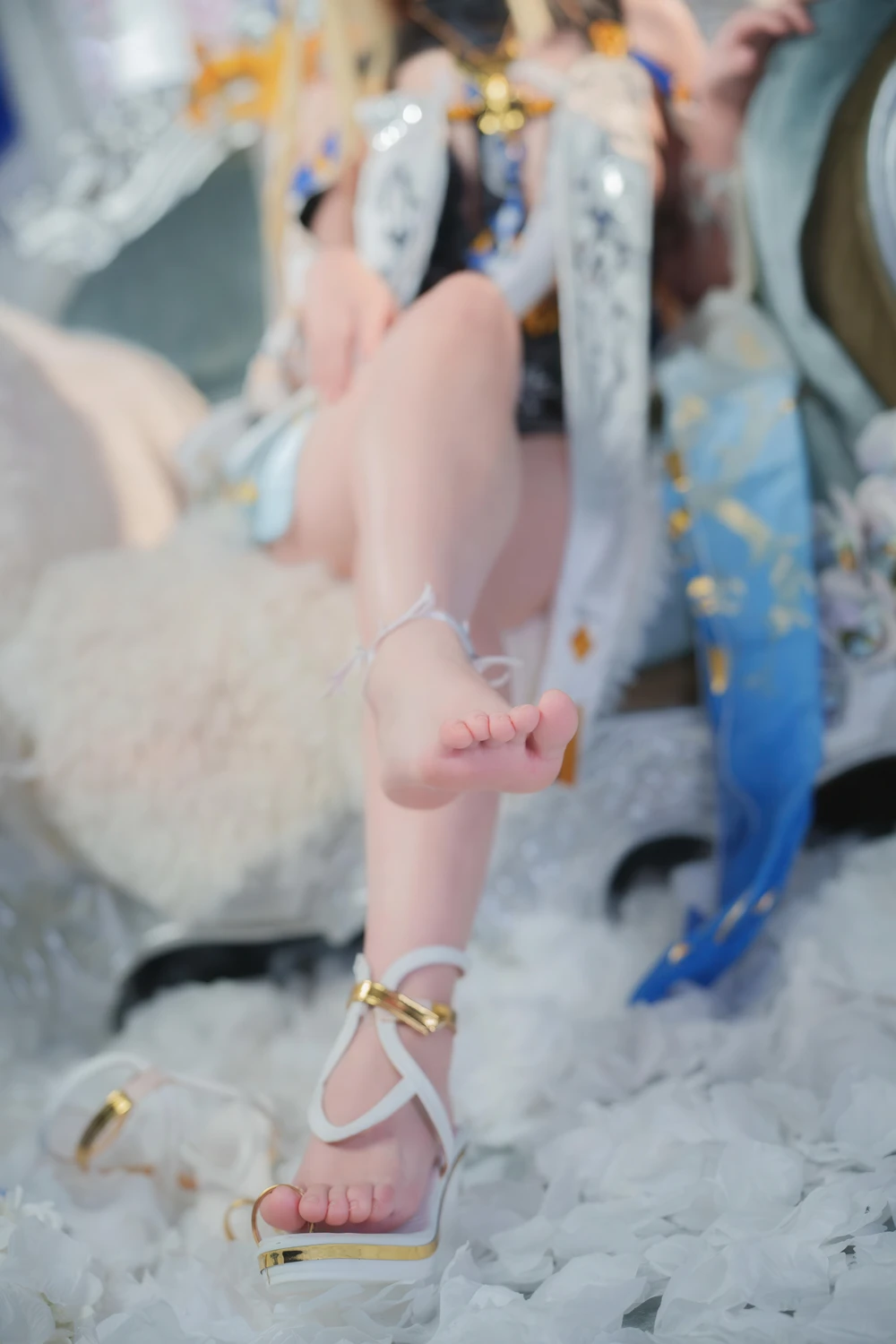 Cosplay Seele麦麦 – 鸣潮 菲比&卡提希娅·蓝色花海物语 - P16