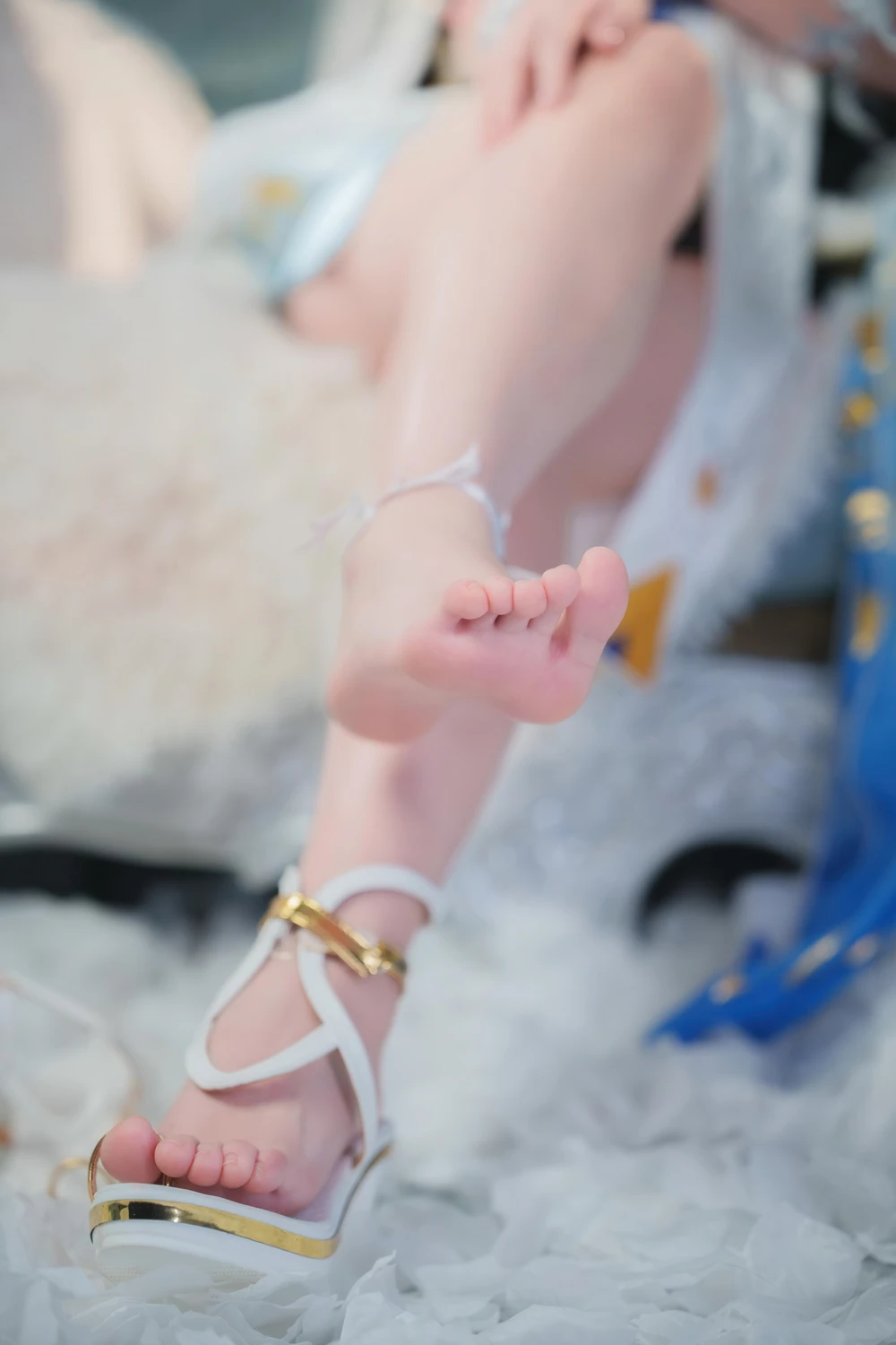 Cosplay Seele麦麦 – 鸣潮 菲比&卡提希娅·蓝色花海物语 - P17
