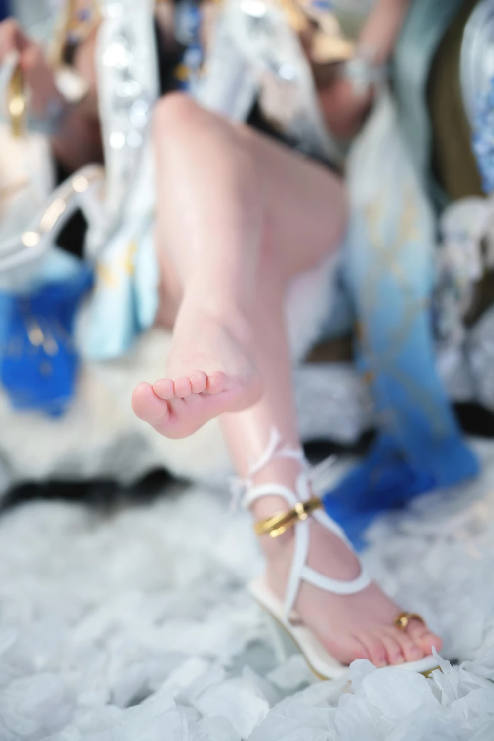 Cosplay Seele麦麦 – 鸣潮 菲比&卡提希娅·蓝色花海物语 - P26