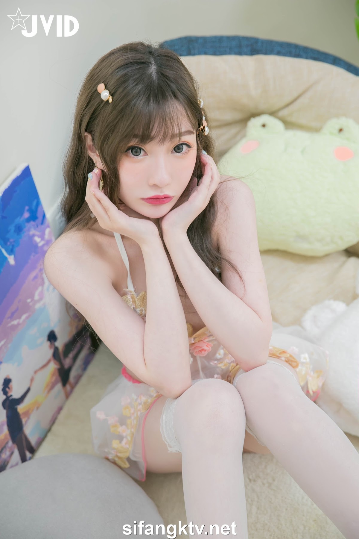 [JVID] 璃奈酱 Rina – 天女召唤 裸衣天女的情色选择题 - P27