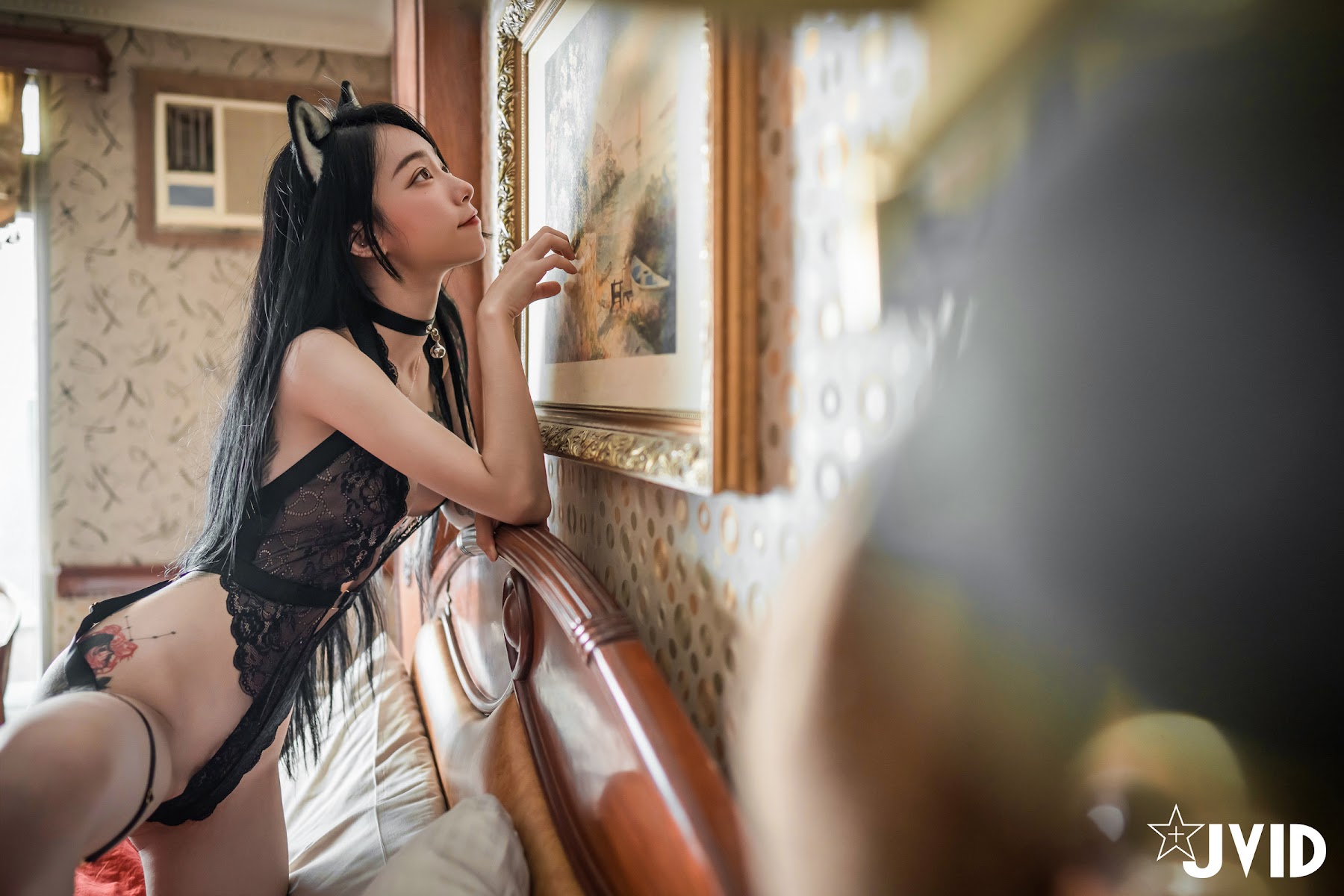 [JVID] 飄飄哥 – 貓咪收養手冊😺巨乳人形貓 女神飄飄🔞 - P44