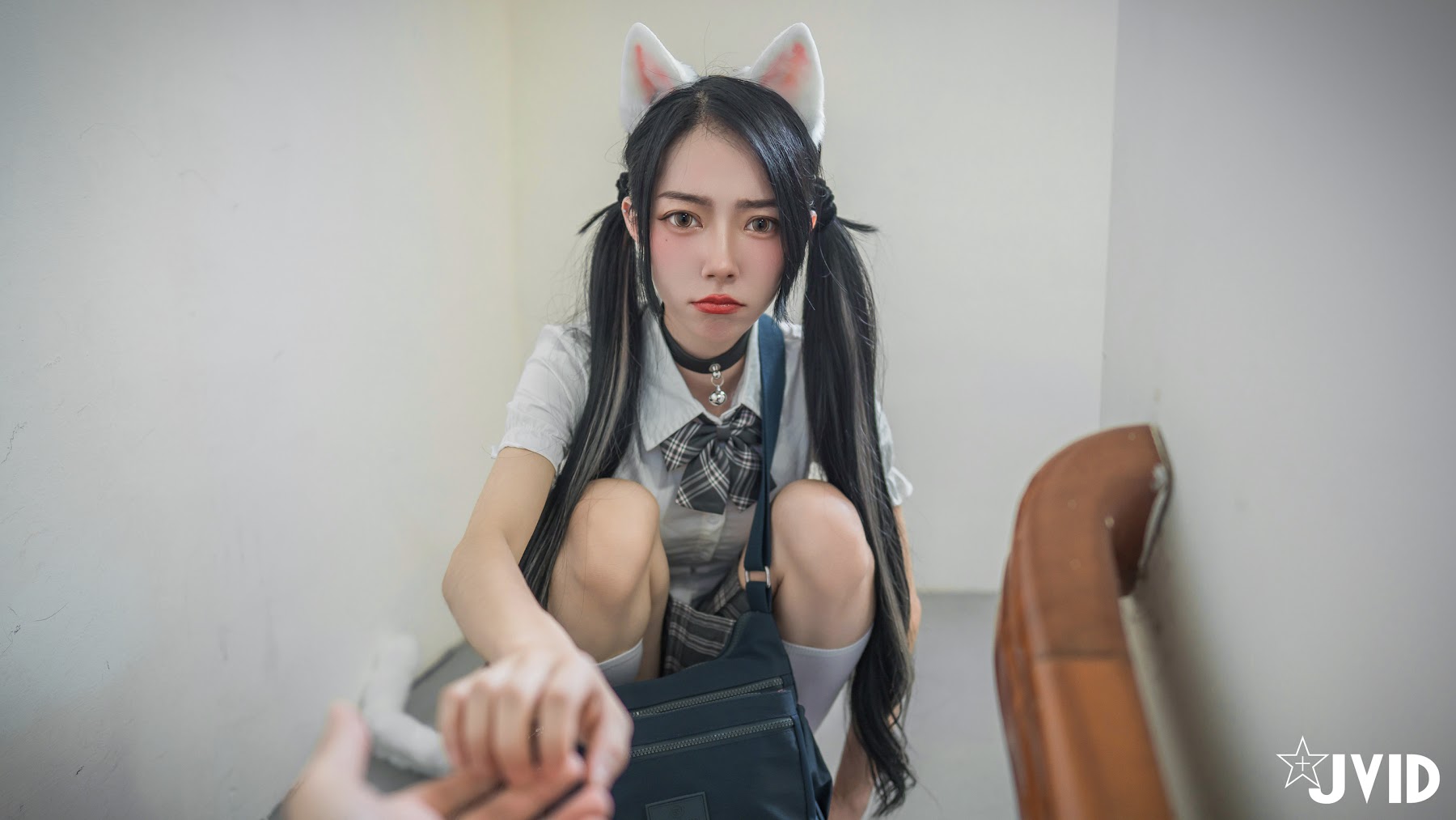 [JVID] 飄飄哥 – 貓咪收養手冊😺巨乳人形貓 女神飄飄🔞 - P56