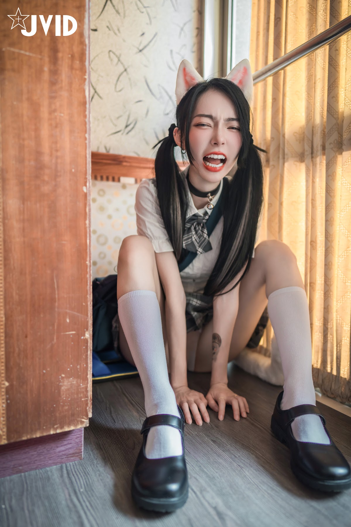 [JVID] 飄飄哥 – 貓咪收養手冊😺巨乳人形貓 女神飄飄🔞 - P90