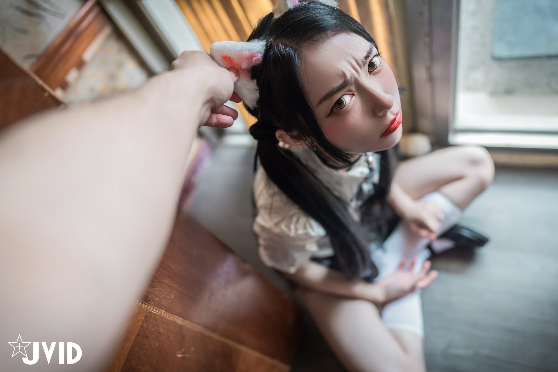 [JVID] 飄飄哥 – 貓咪收養手冊😺巨乳人形貓 女神飄飄🔞 - P94