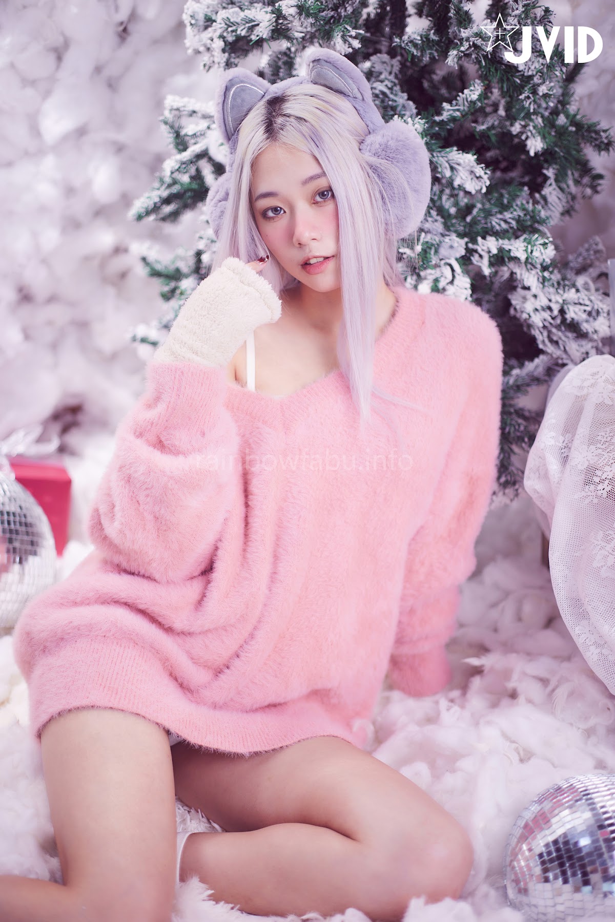 [JVID] Verna – 性感的愛死寂寞人雪女Verna陪你度過聖誕寒冬 - P106