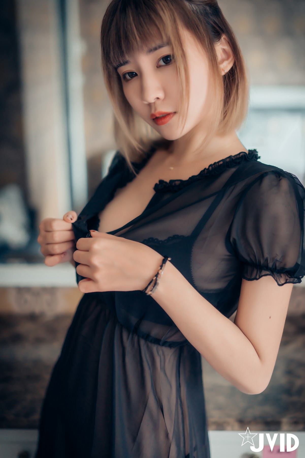 [JVID] 果寶寶 – 與巨乳女友果寶寶開房間的全裸無碼寫真 - P94