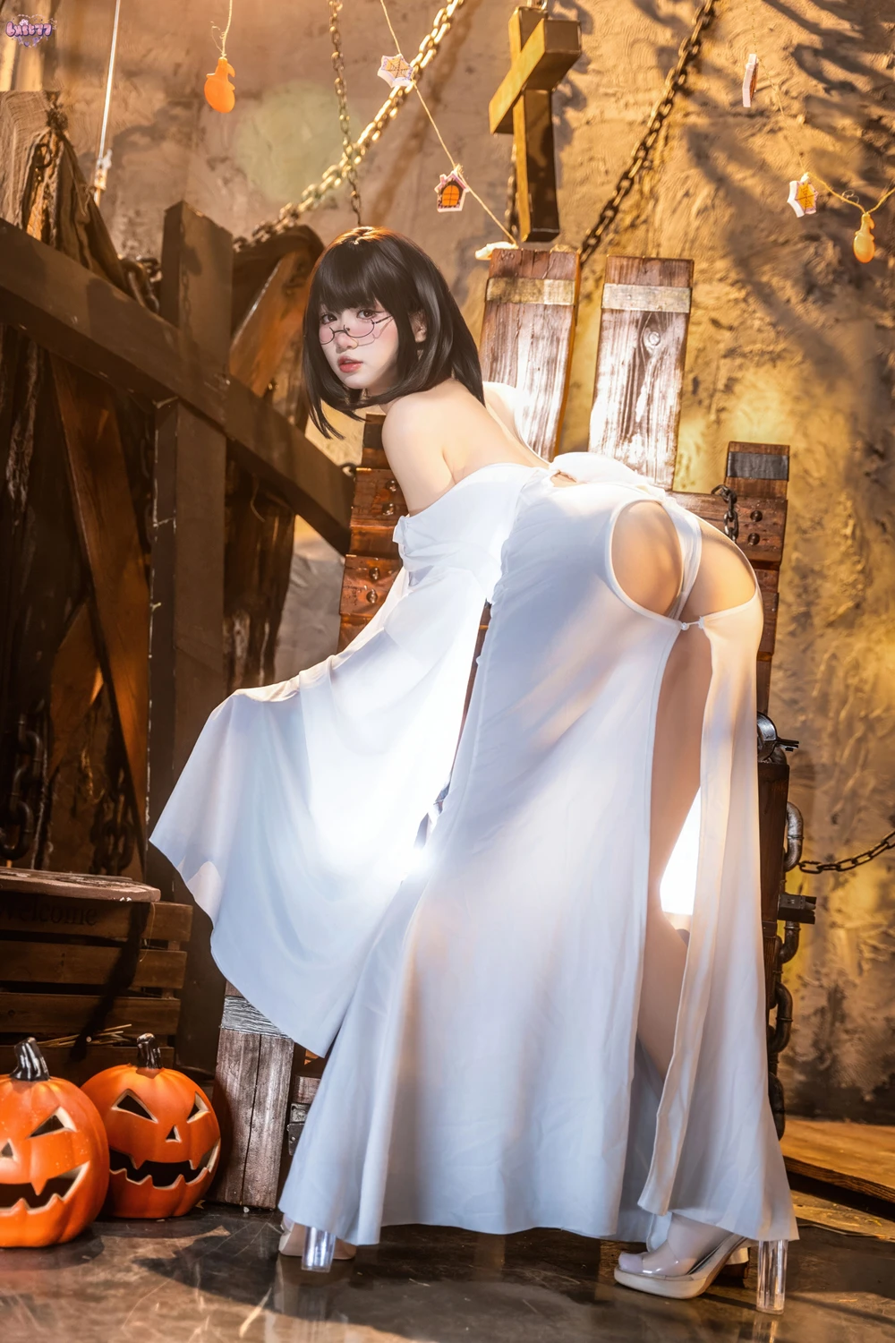 Cosplay 柒柒要乖哦 – 幽灵娘 - P30