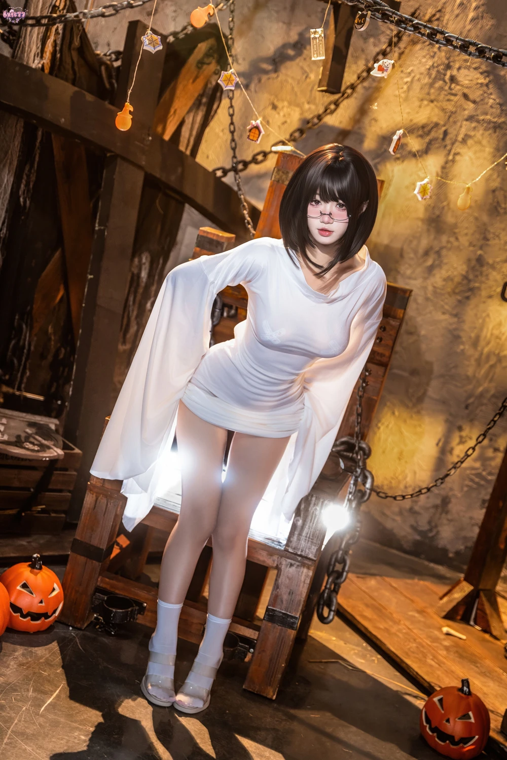 Cosplay 柒柒要乖哦 – 幽灵娘 - P3