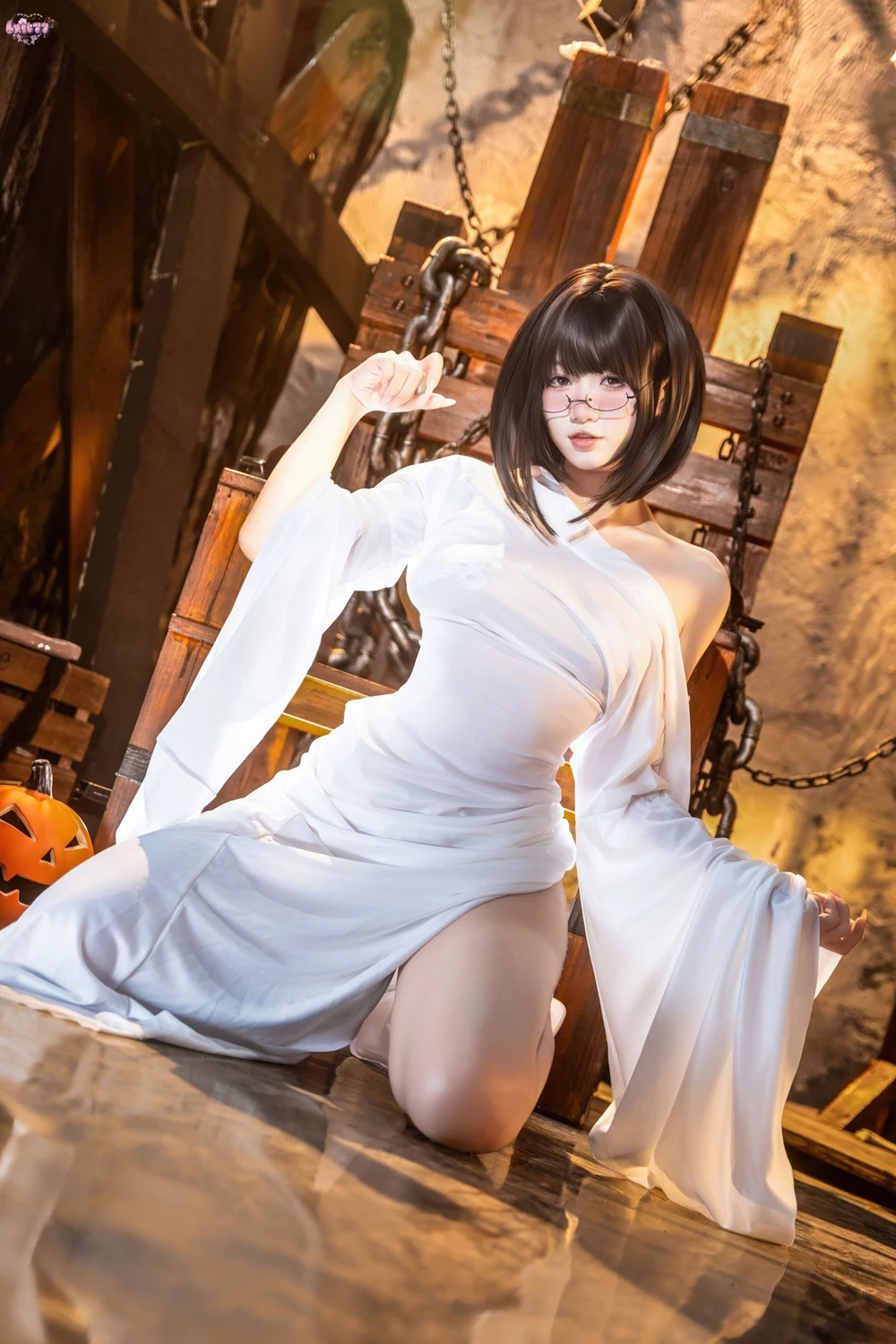 Cosplay 柒柒要乖哦 – 幽灵娘 - P39