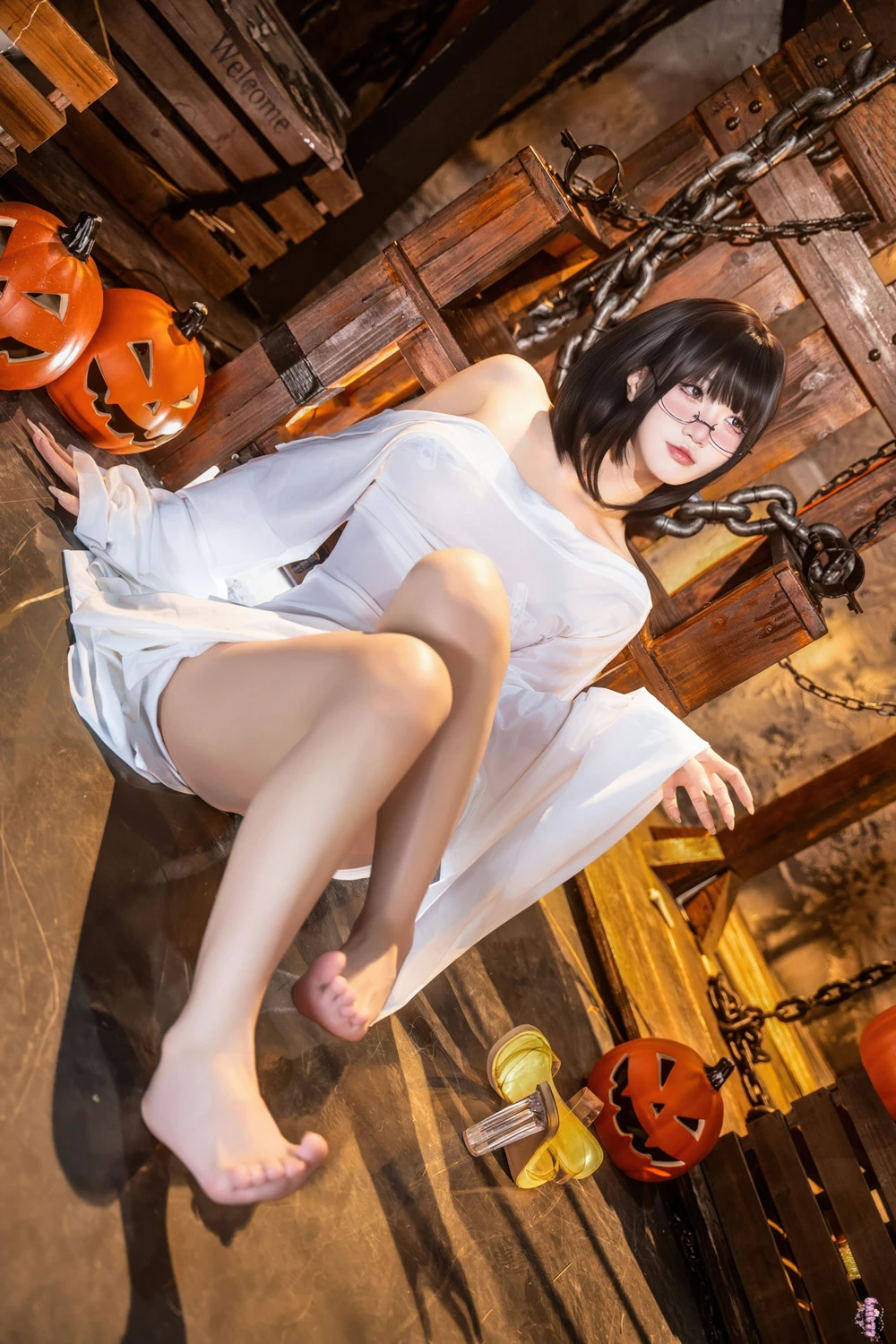 Cosplay 柒柒要乖哦 – 幽灵娘 - P48