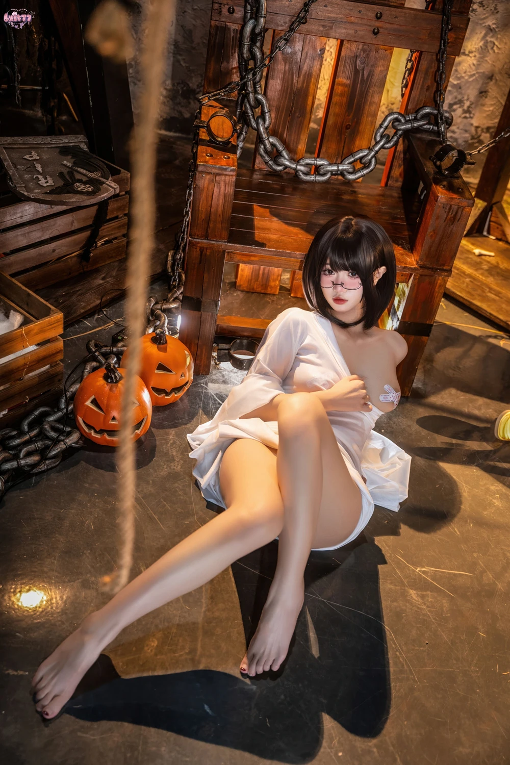 Cosplay 柒柒要乖哦 – 幽灵娘 - P52