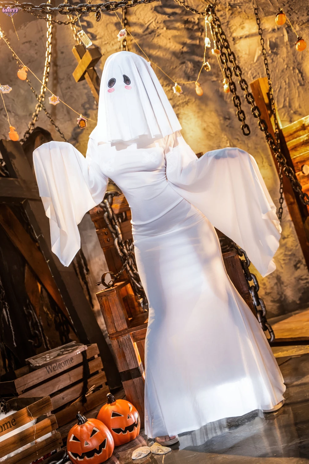 Cosplay 柒柒要乖哦 – 幽灵娘 - P59