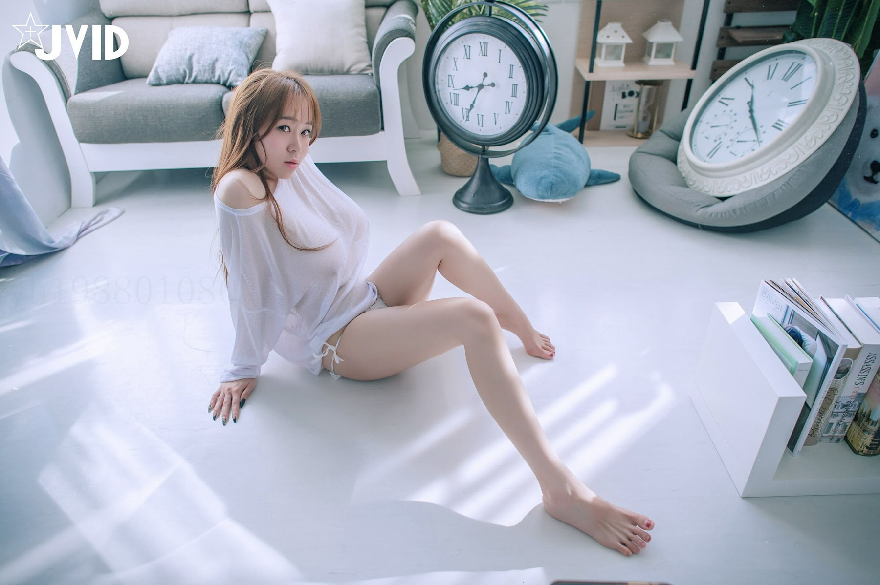 [JVID] Julie藏獒 – H罩杯巨乳藏獒，回國後的性感絕美首發 - P124