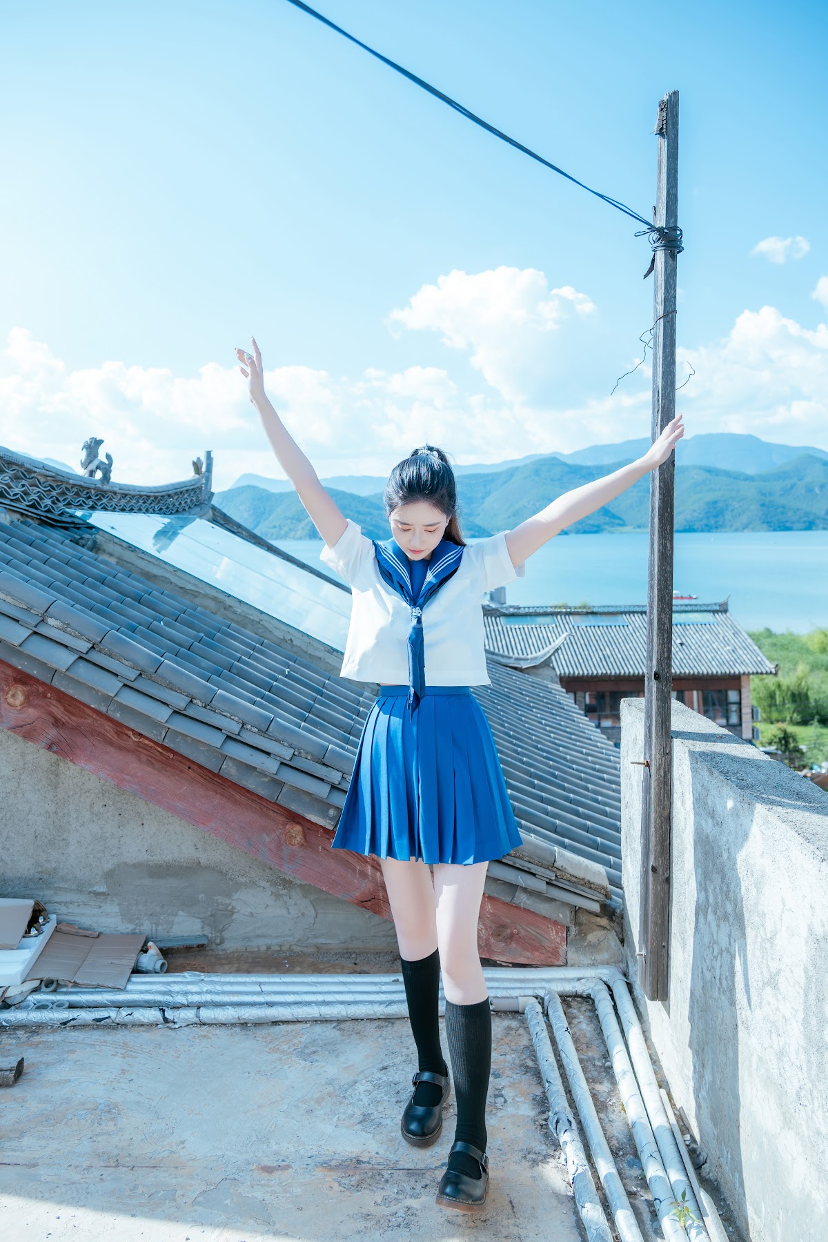 Coser@年年Nnian – 泡沫之夏JK - P24