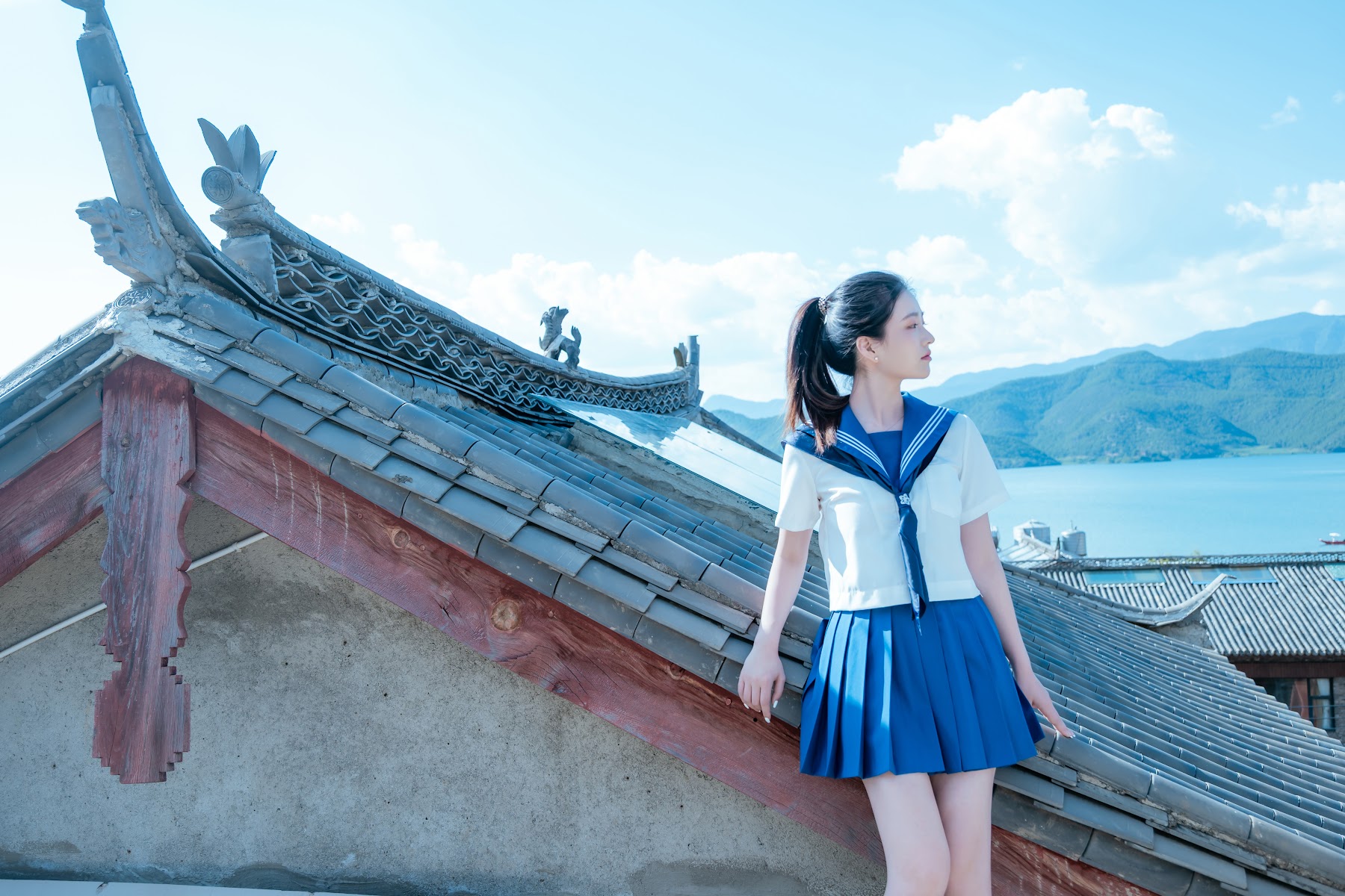 Coser@年年Nnian – 泡沫之夏JK - P25