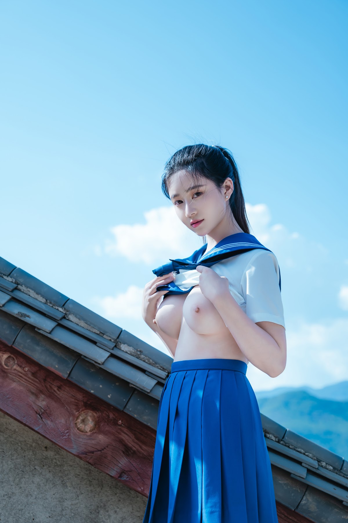 Coser@年年Nnian – 泡沫之夏JK - P31