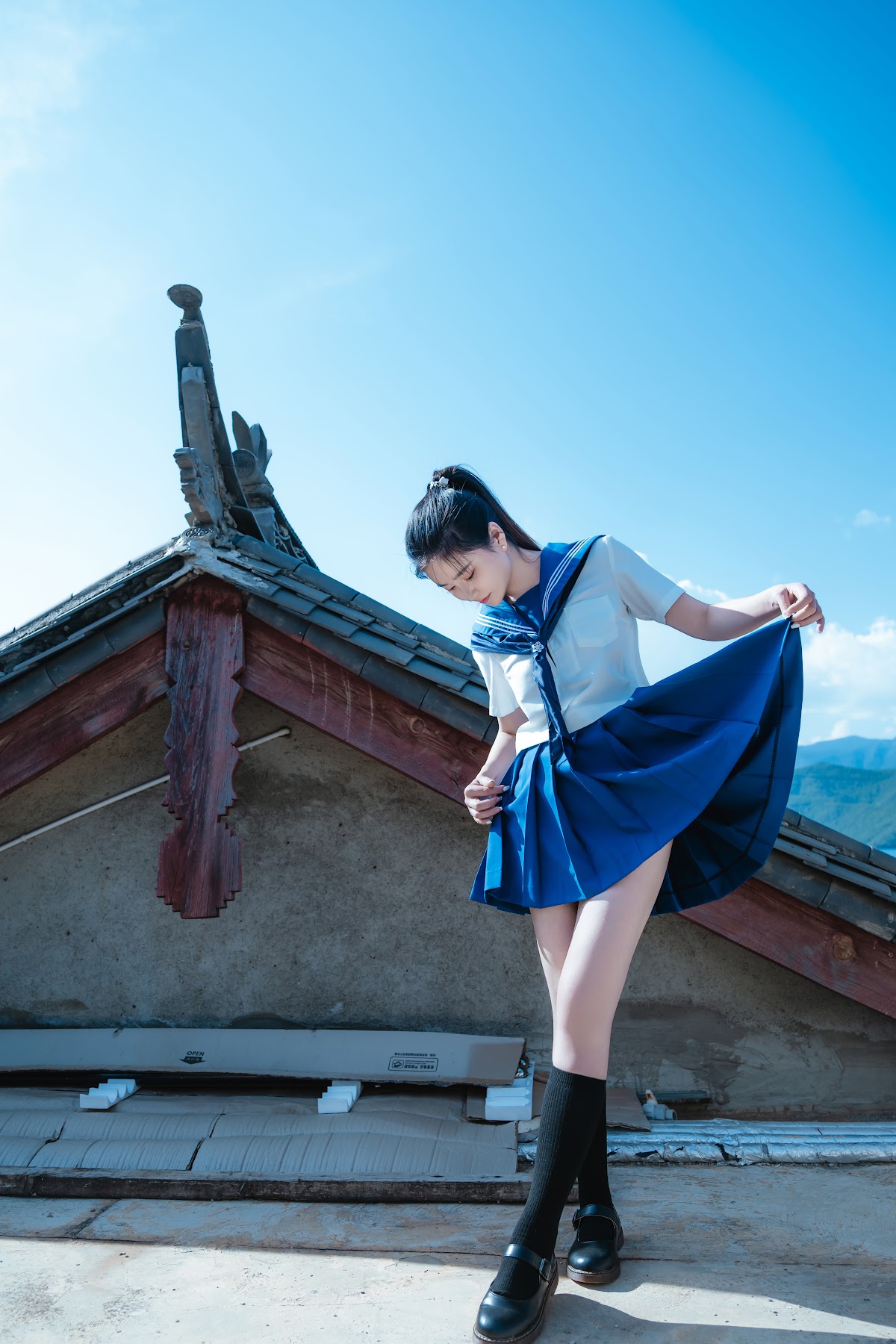 Coser@年年Nnian – 泡沫之夏JK - P35