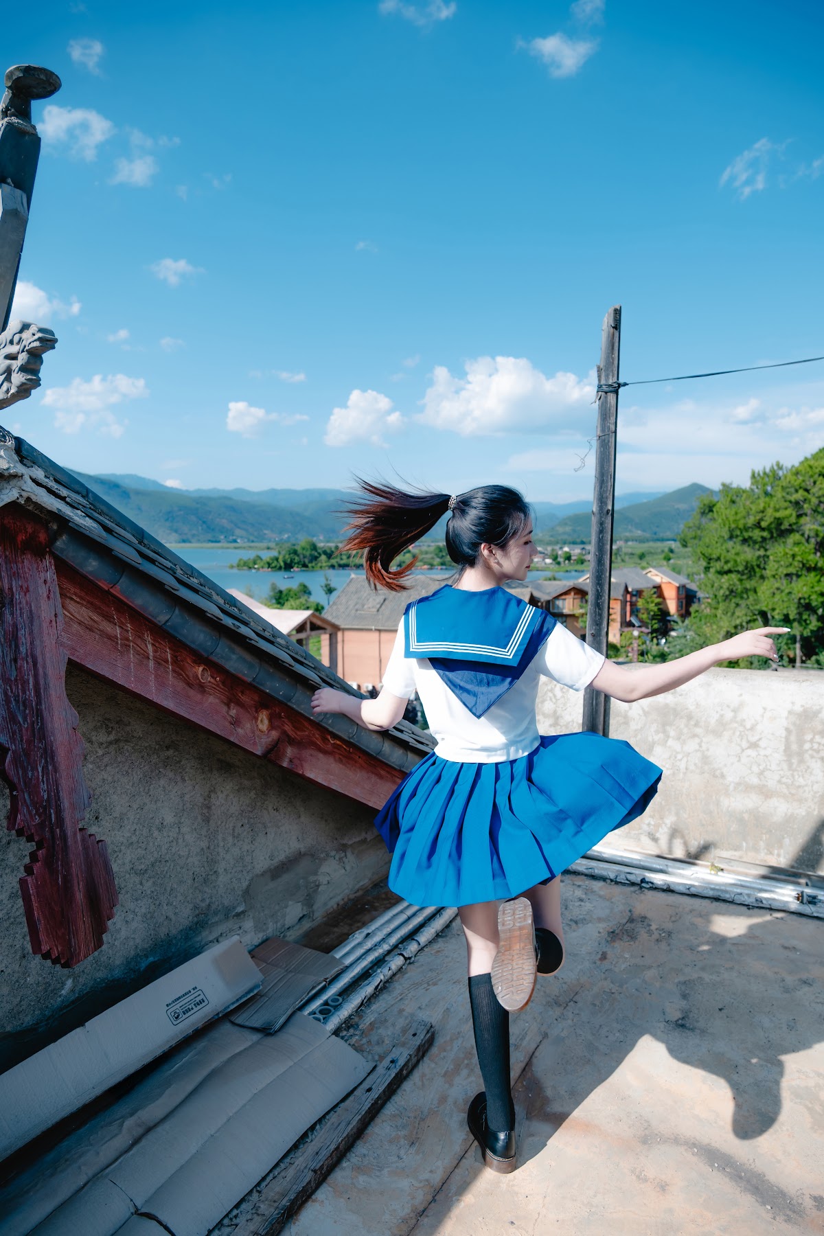 Coser@年年Nnian – 泡沫之夏JK - P46