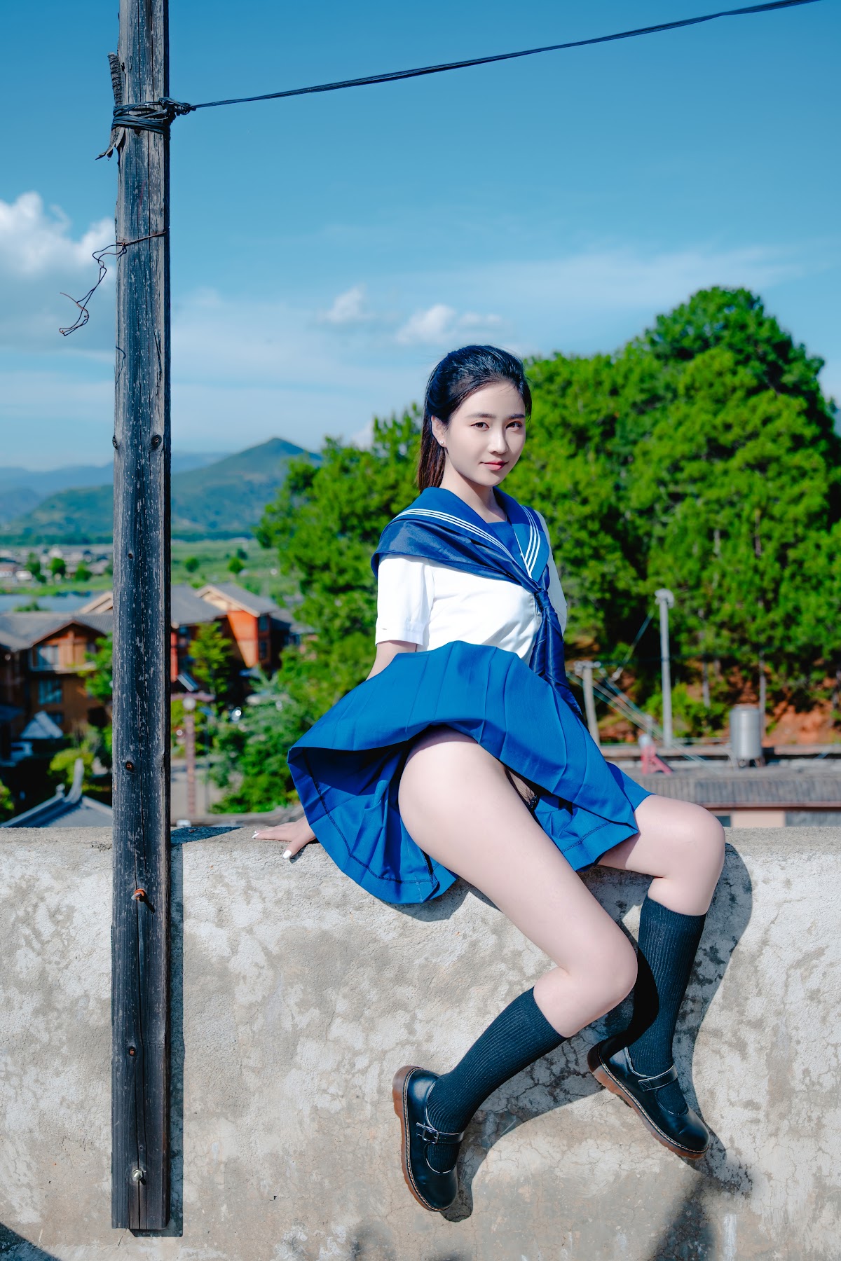 Coser@年年Nnian – 泡沫之夏JK - P50