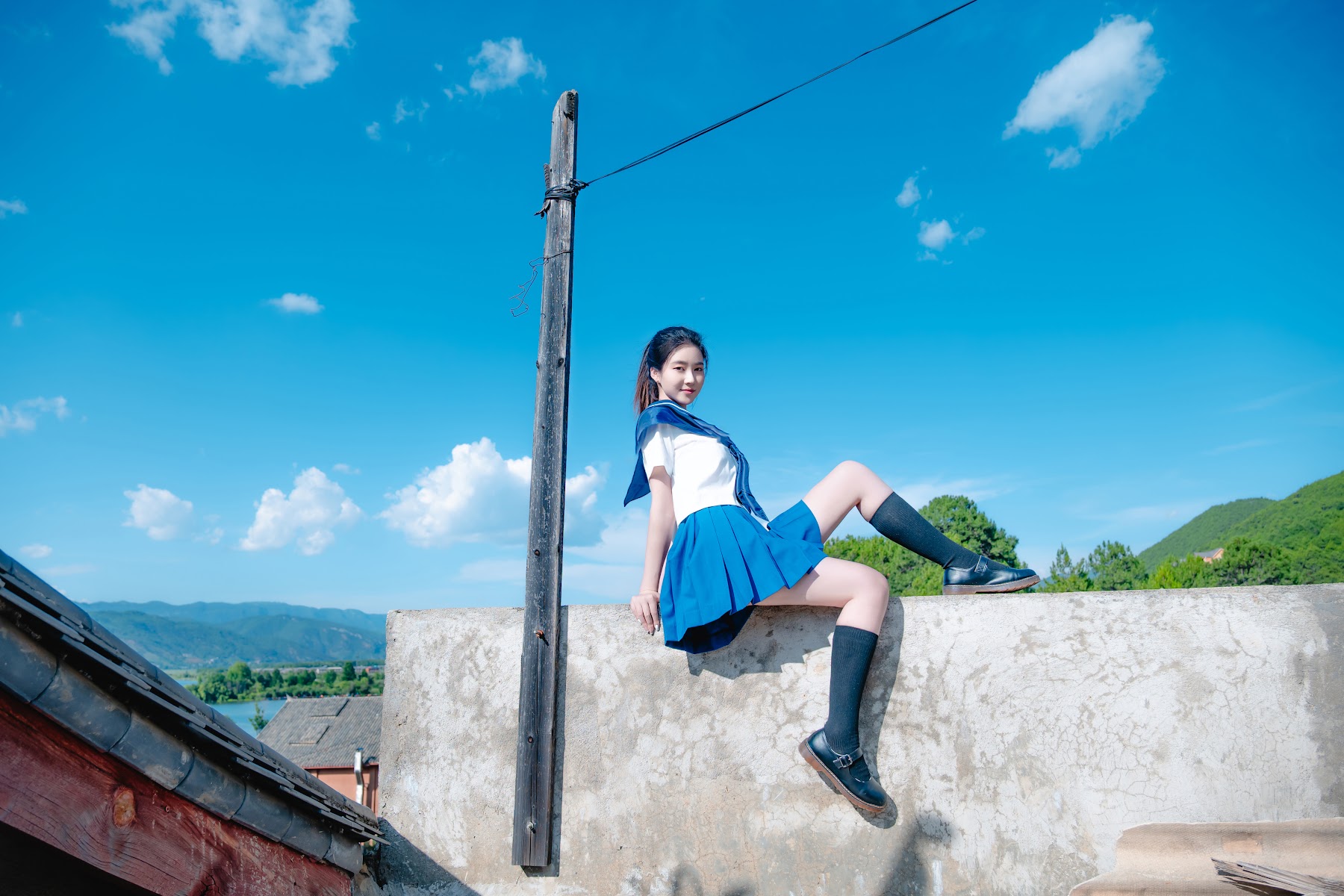 Coser@年年Nnian – 泡沫之夏JK - P52